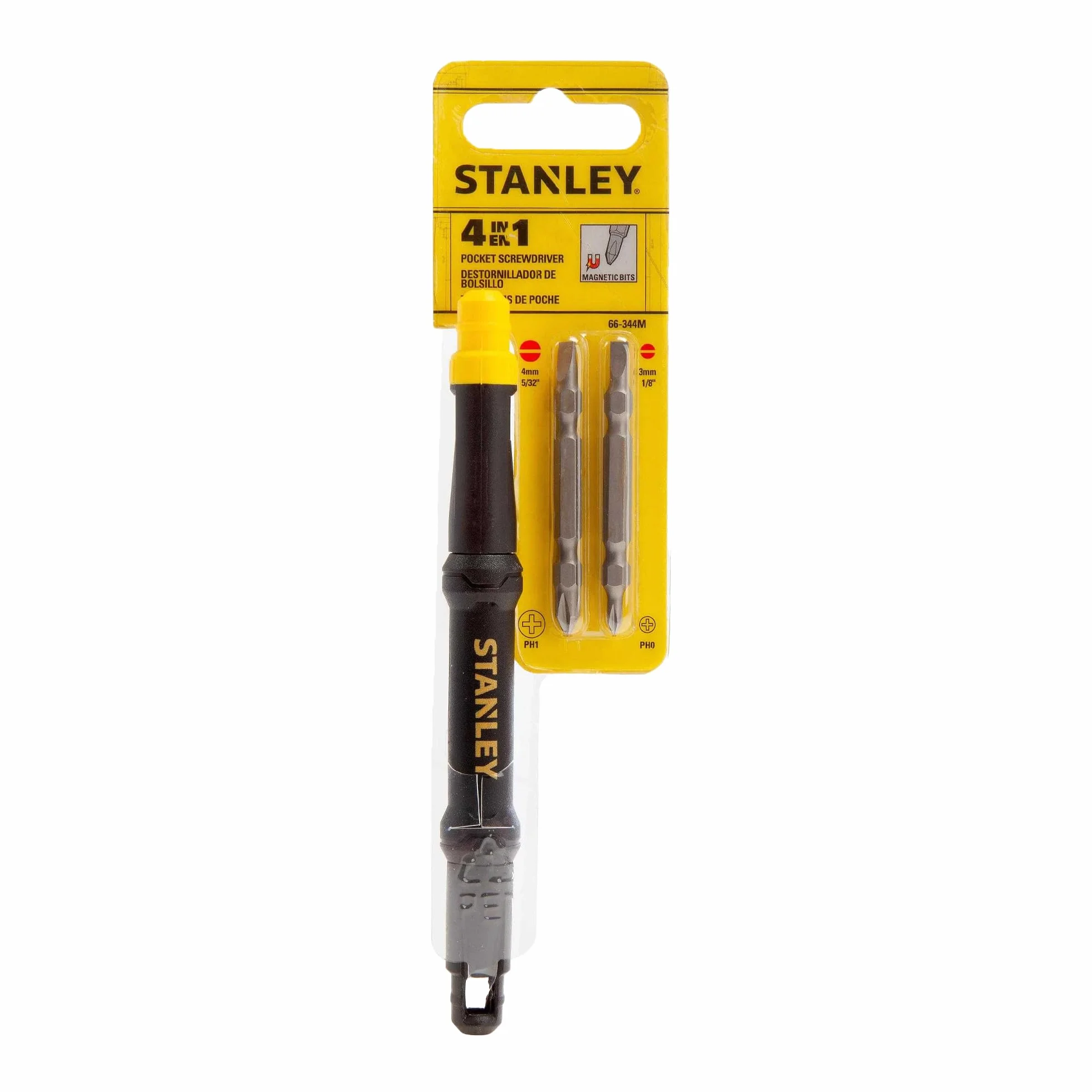 Stanley 66-344M śrubokręt kieszonkowy 4 w 1, 1 opakowanie