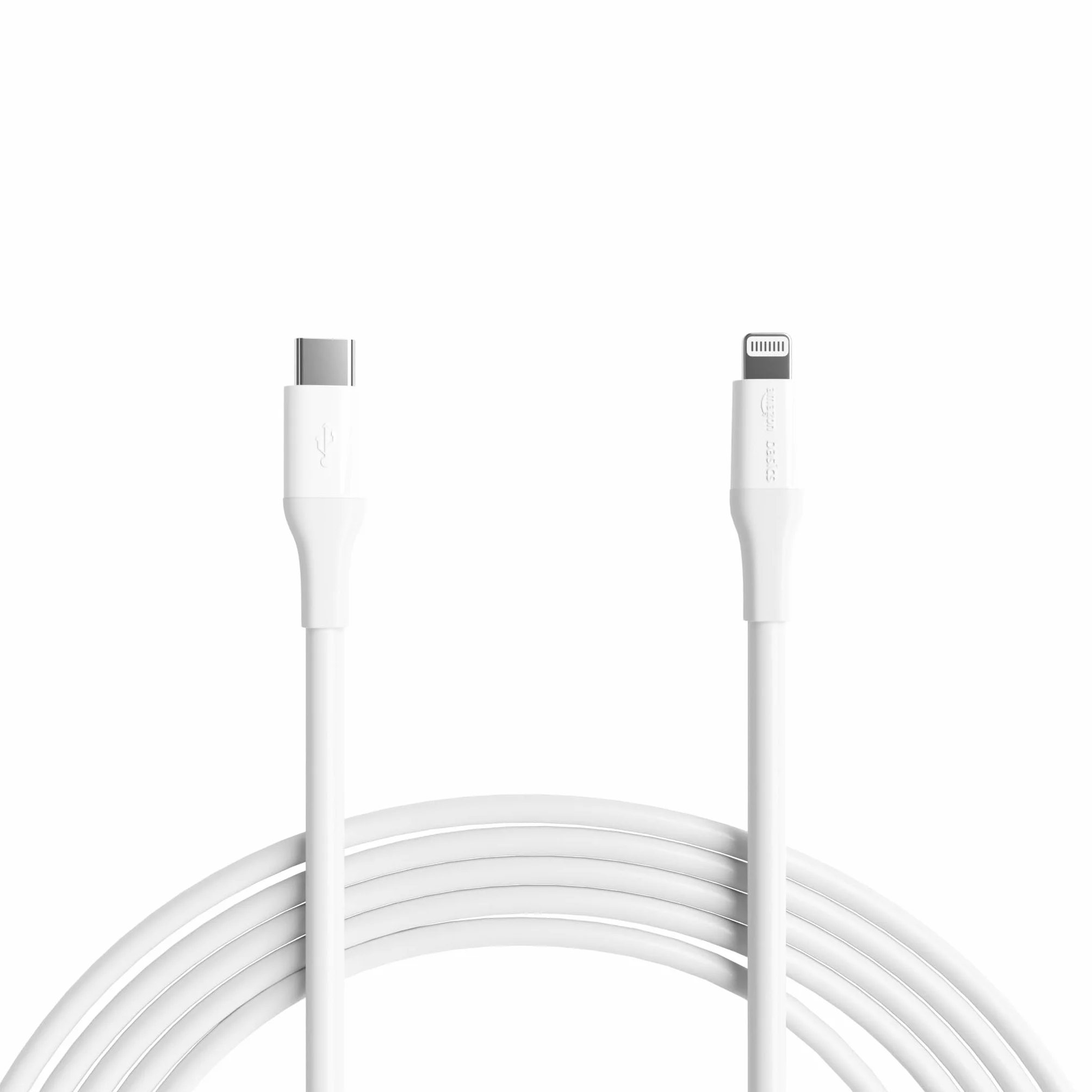 Amazon Basics Kabel USB-2.0 typu C na Lightning (certyfikat MFi), 3 m, biały