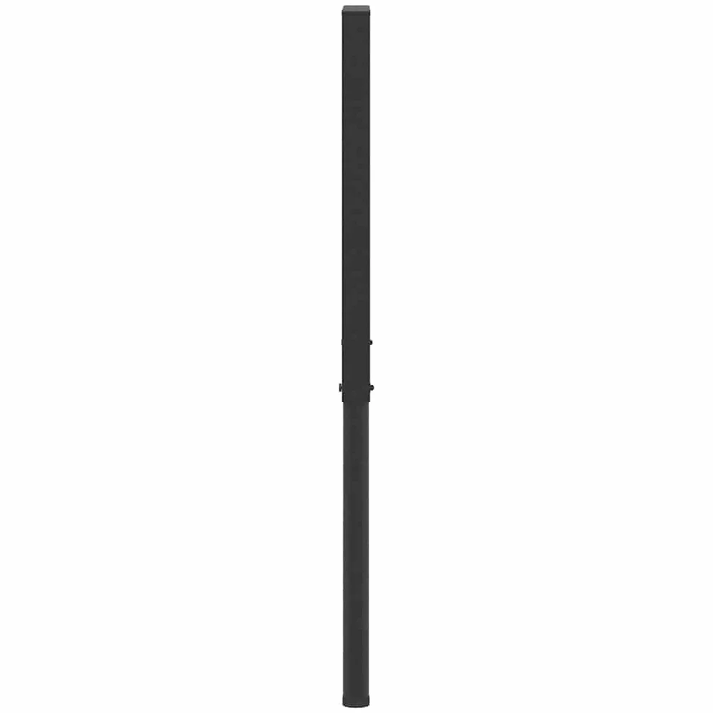Regulowany stelaż stołu warsztatowego, 2 sztuki, metalowy, czarny, 55 x (69-95,5) cm, z regulacją wysokości, do warsztatu, garażu, dla majsterkowiczów, rzemieślników, budownictwa mebli
