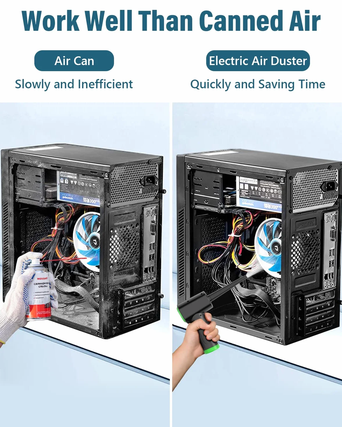 Elektryczny odpylacz do komputera PC Dmuchawa komputerowa