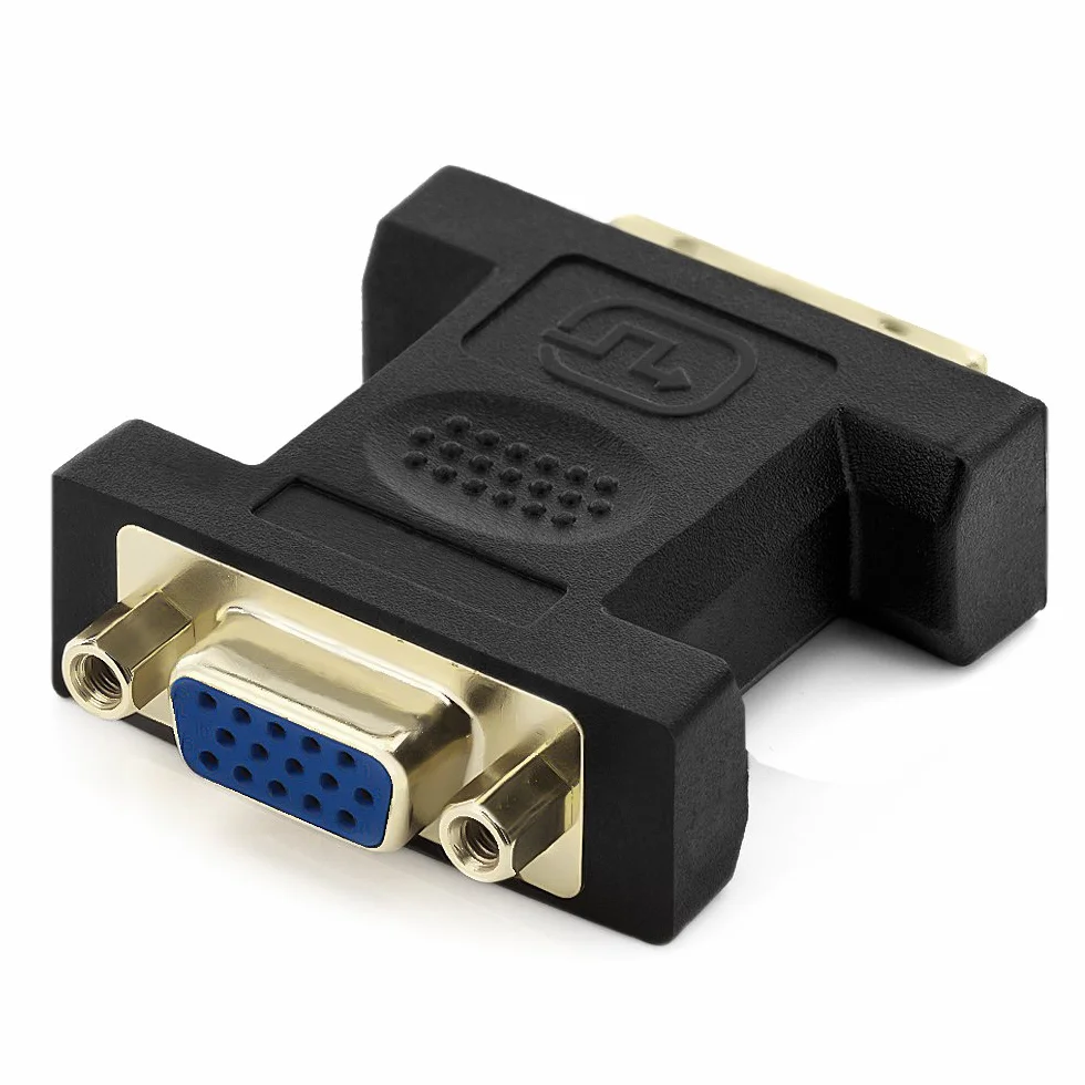 deleyCON Adapter DVI-I Żeński do VGA Żeński Jednokierunkowy