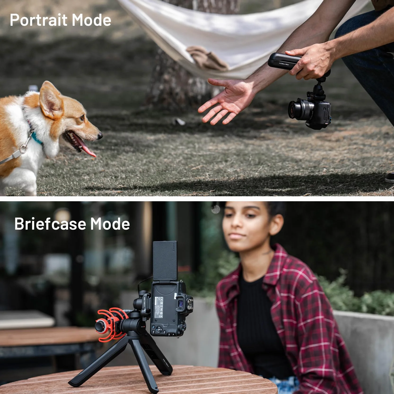 PGYTECH MANTISPOD 2.0 mini statyw do kamery vlogowania statyw mały statyw podróżny do Sony/Canon/Nikon/Fujifilm SLR DSLR Pocket Stand Video Vlog Desktop Shooting Selfie Mount