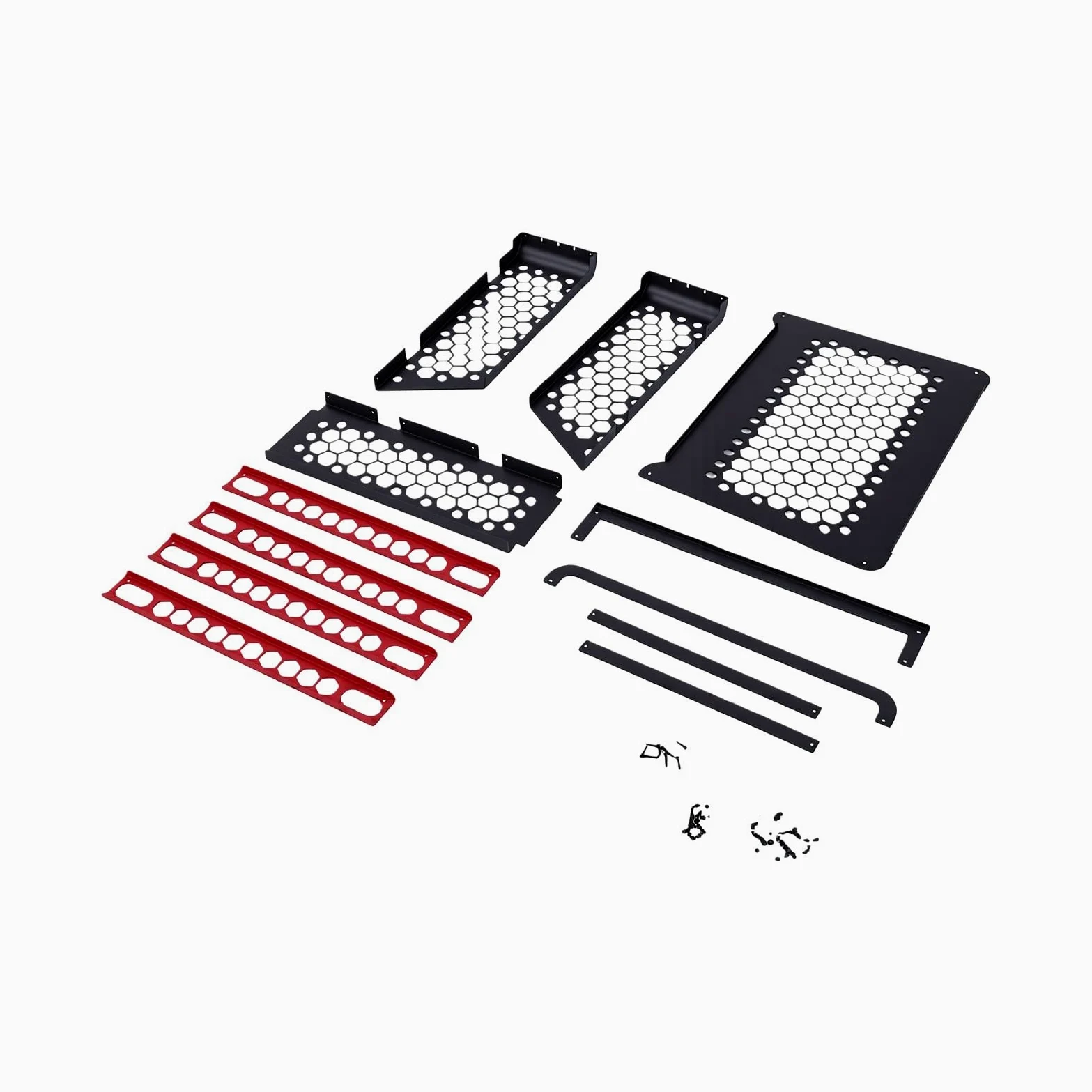 Uchwyt Stojaka AMS, Oszczędzający Miejsce Stojak AMS ze Stopu Aluminium, Półka Modułowa do Drukarki P1S P1P X1C X1E, 39x36x13,5 Cm, 1 Jednostka