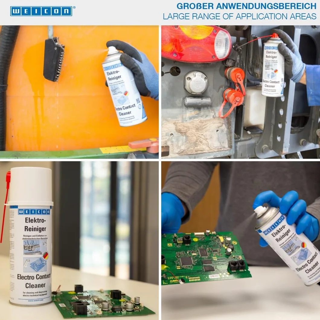 WEICON Środek do czyszczenia styków elektrycznych 400 ml, preparat do elektroniki i płytek PCB