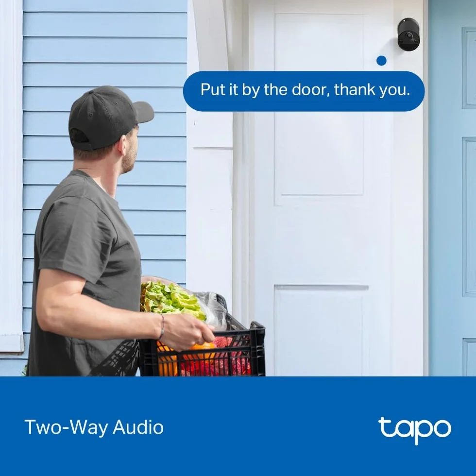 Tapo C411 Bezprzewodowa kamera WiFi 2K 3MP, IP65, kolorowy noktowizor, alarm ruchu, bateria do 180 dni