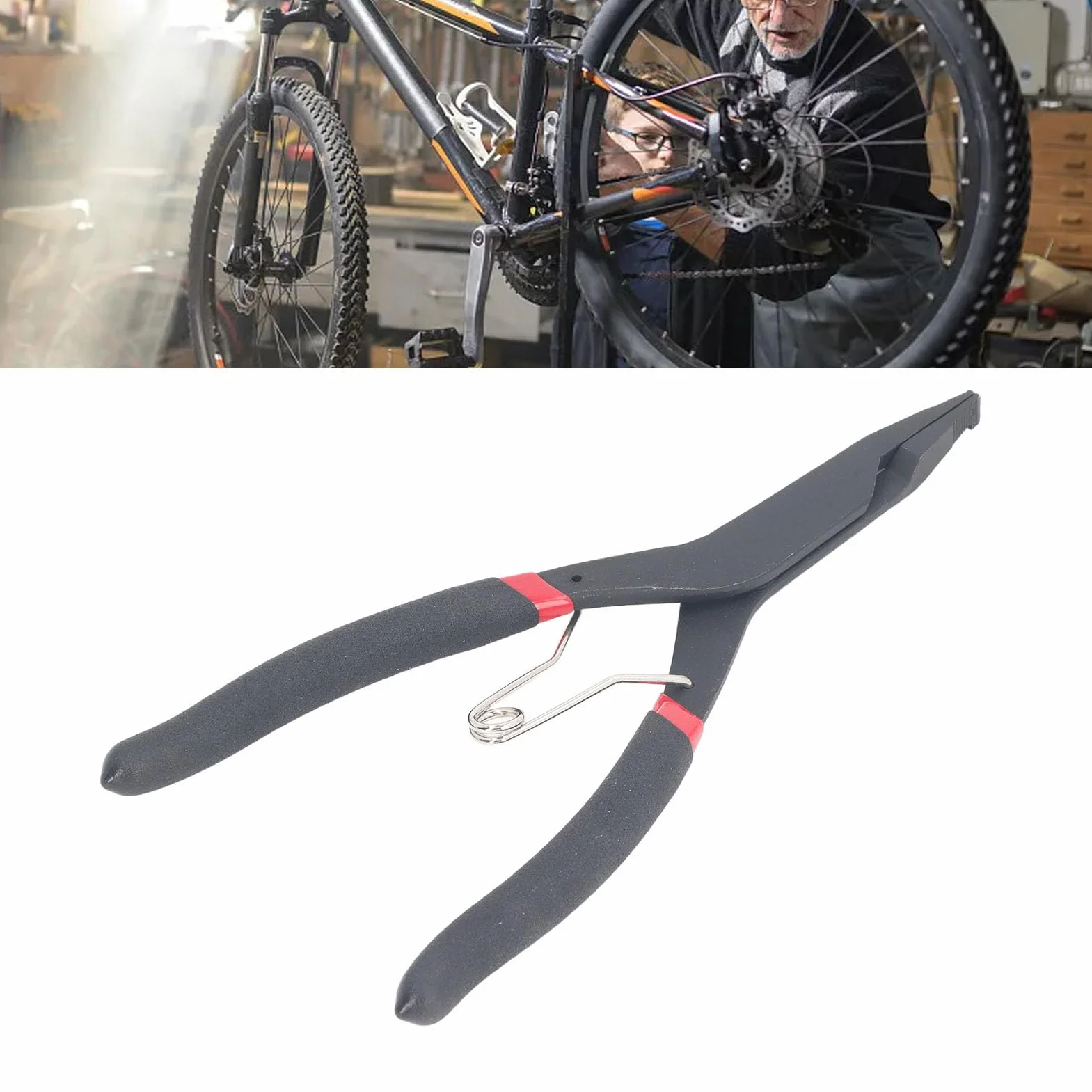 Szczypce do Pierścieni Zabezpieczających Ergonomiczna Konstrukcja Otwór 40 Mm Szczypce do Pierścieni Zatrzaskowych o Grubości 2 Mm Motocykli