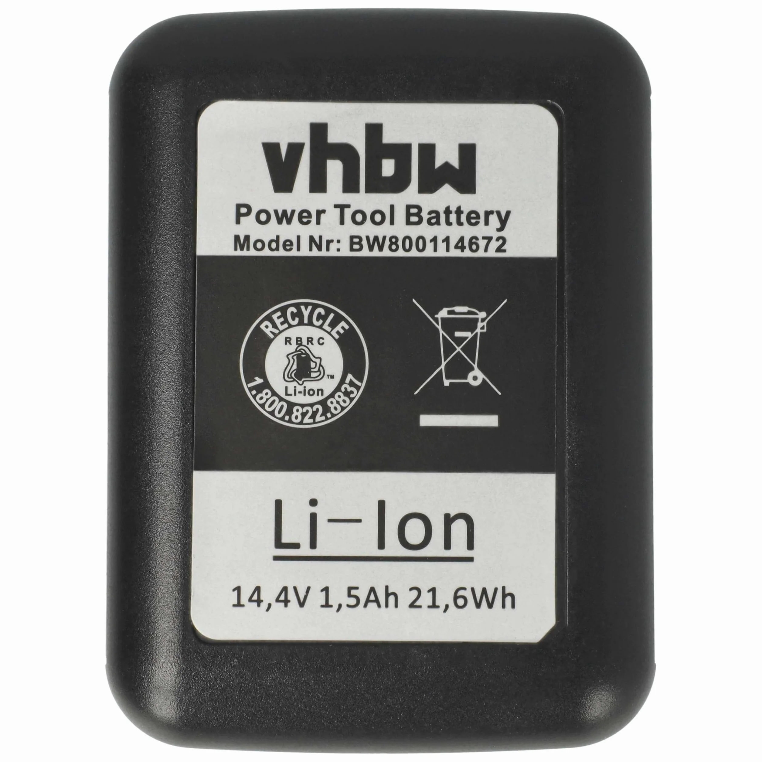vhbw Akumulator kompatybilny z elektronarzędziami marki Gesipa Powerbird, nitownica zrywalna (1500 mAh, litowo-jonowa, 14,4 V)