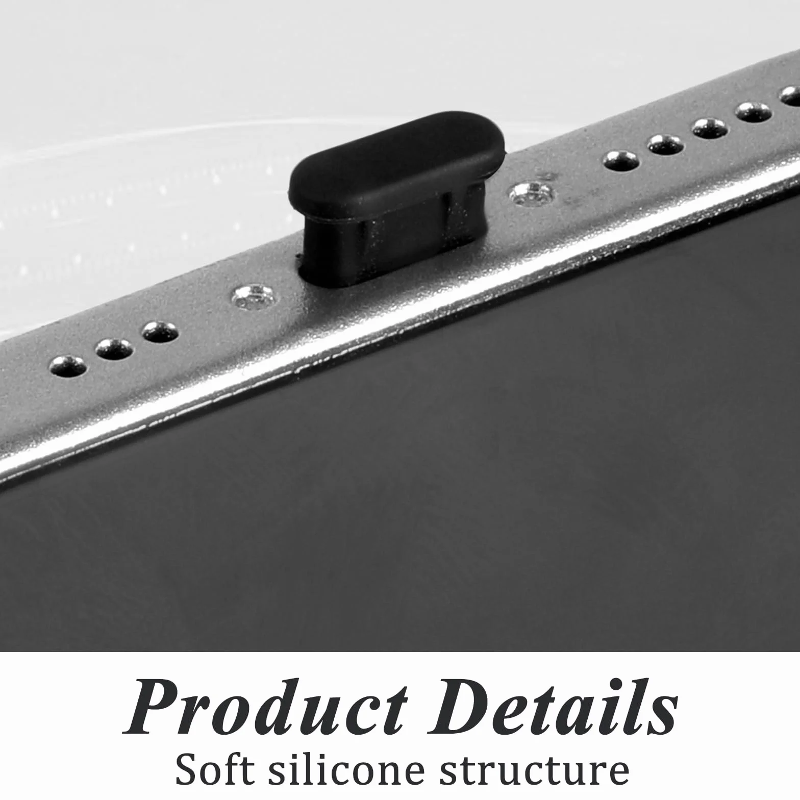 Wtyczka przeciwpyłowa USB C, zatyczki do telefonu, osłona portu ładowania ze szczotką