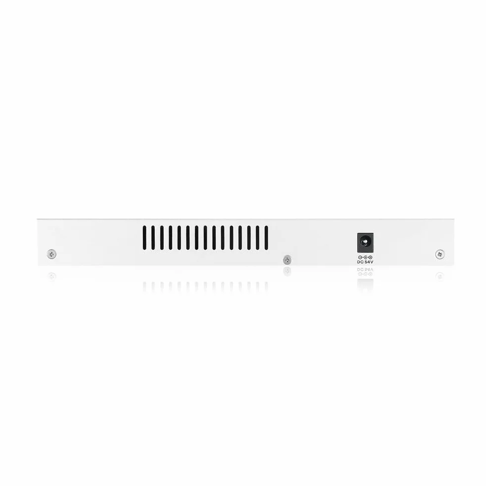 Zyxel 8-portowy przełącznik niezarządzalny PoE 2.5G Multi-Gig @ 100 W z 8 x PoE++ (60 W) | 1 x 10G SFP+ |do montażu na biurku lub na ścianie [XMG-108HP]