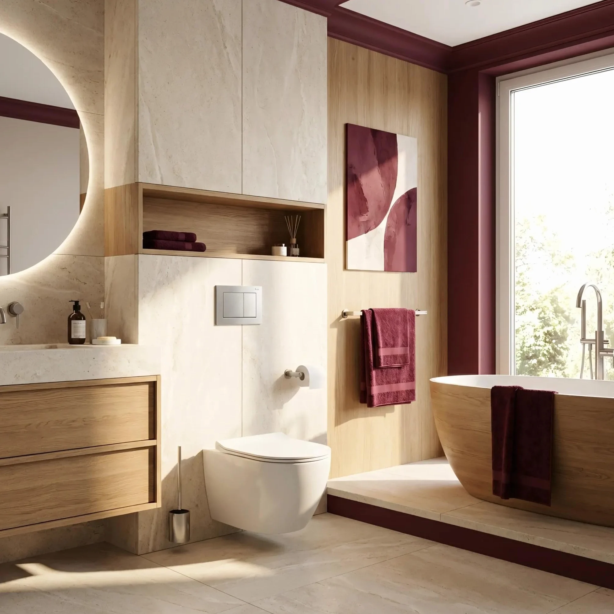Rea - Stelaż Zestaw Podtynkowy Slim 024n Do Mis Wc Z Przyciskiem J Satyna - 22x35,2x106,2 cm