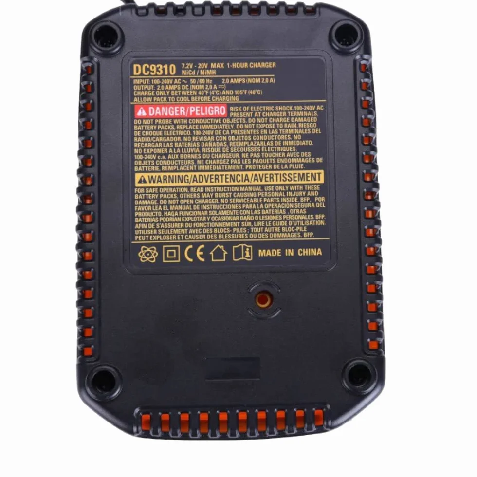 Ładowarka akumulatorowa 220 V stacja ładująca Ni-MH Ni-Cd zastępuje Dewalt DC9310 DE9116 DW9116 DE9103 DE9108 DE9117 DE9130 DE9135 do Dewalt DC9096 DE9039 DE9095 DE9096 DE996 DE996 503 DW9095 DW9096