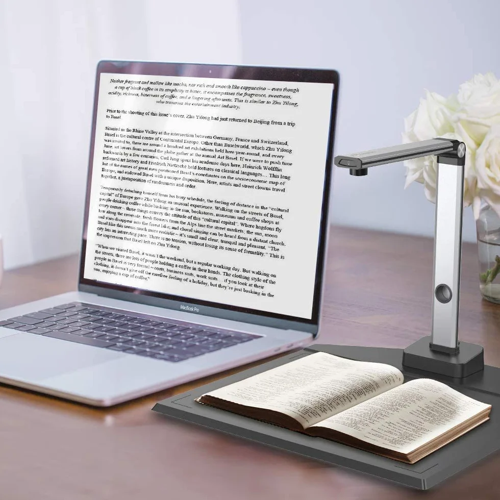JOYUSING 14MP HD Skaner dokumentów A3 OCR PDF Word Txt Excel Windows Mac