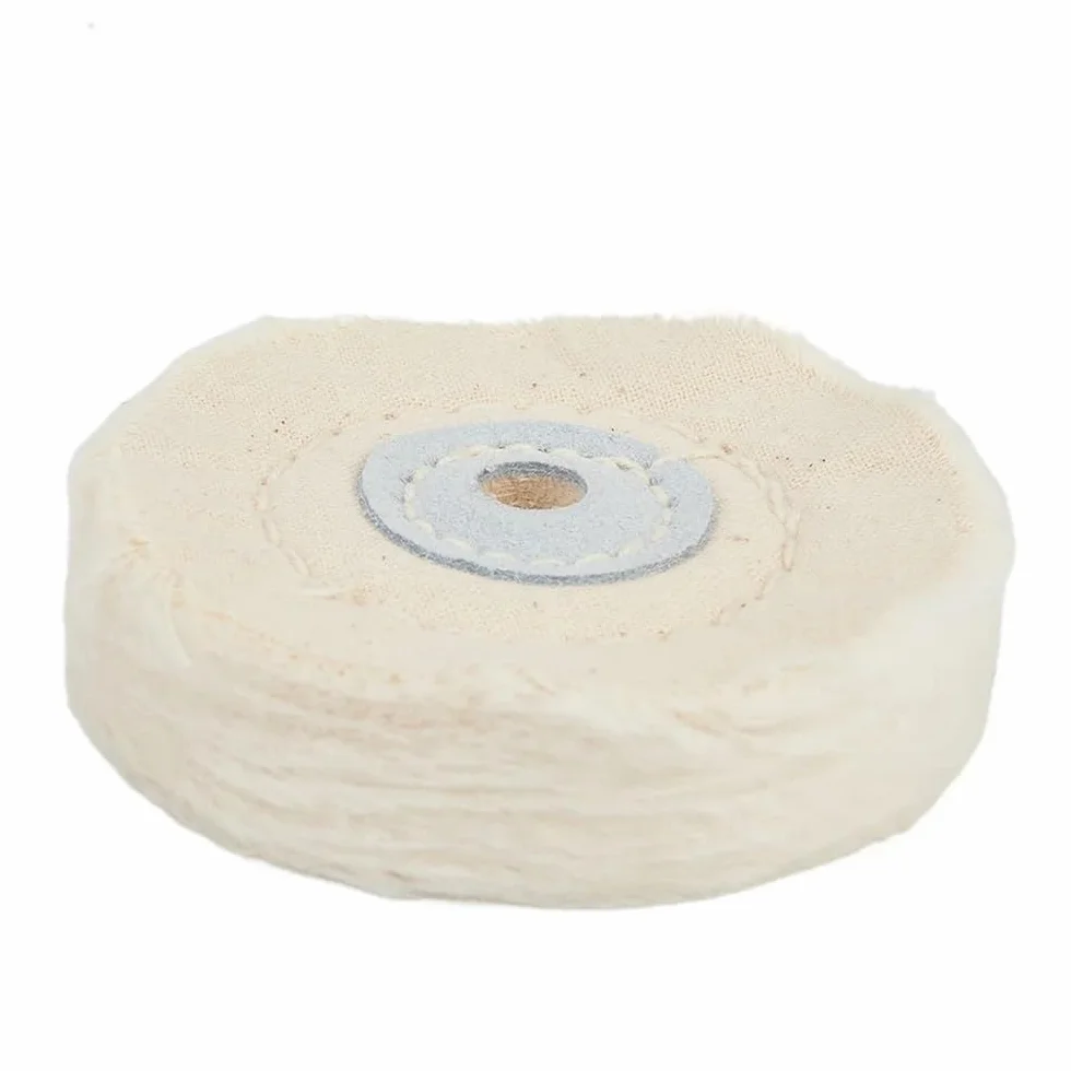 Tarcza polerska do polerowania bawełną, tarcza polerska z drobnej bawełny, lustro jubilerskie z kłaczków i 2-8 cali wielokolorowe(Yellow,8 inch)