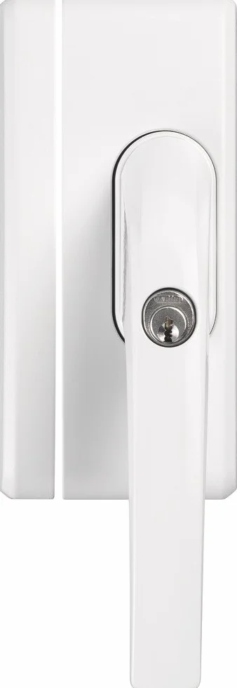 ABUS Dodatkowy bezpiecznik okienny FO400N – zamek okienny z cylindrem ciśnieniowym, różne zamknięcia – ABUS poziom bezpieczeństwa 10 – 36771 – biały