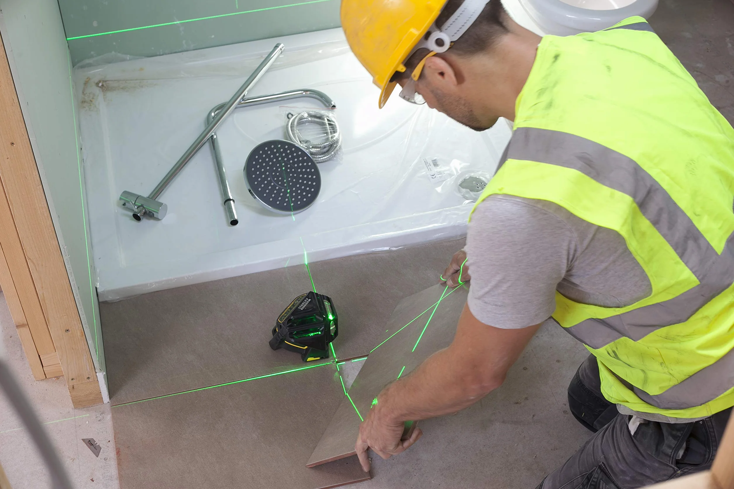 Stanley Fatmax Laser Krzyżowy Wieloliniowy Zielony Multi-Line 360°, FMHT1-77356