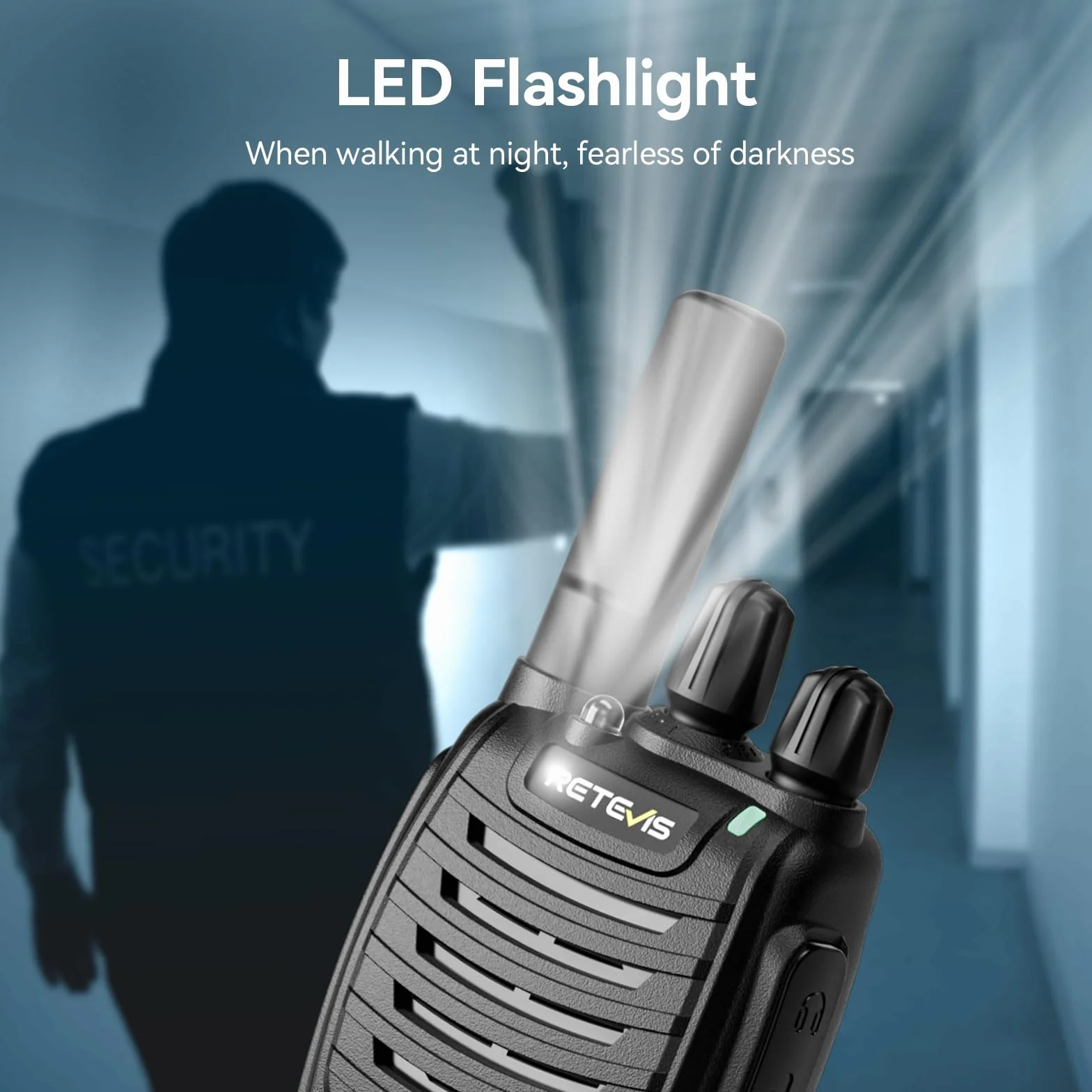 Retevis H777H Walkie Talkie PMR446 2-Kierunkowe Radio bez Licencji, 16 kanałów, VOX, LED, 3 Szt.