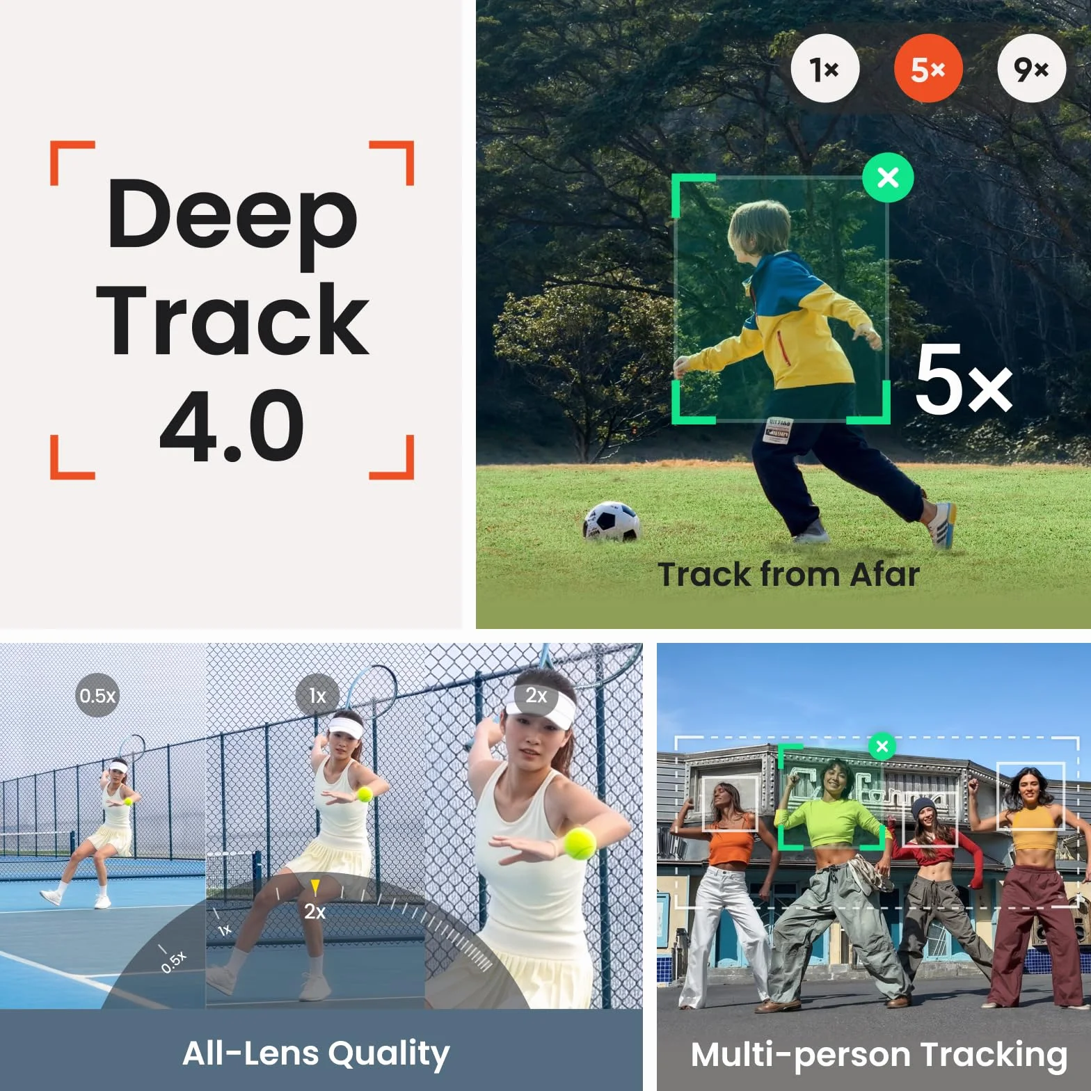Insta360 Flow 2 Pro White składany stabilizator do telefonu AI z Apple DockKit, śledzenie 360° statyw do selfie