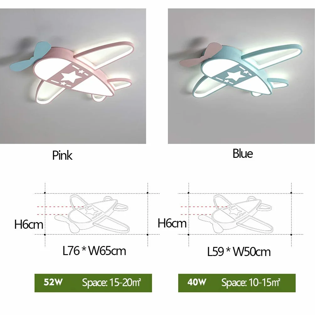 Lampa sufitowa LED z pilotem ściemniana dekoracja dla dzieci