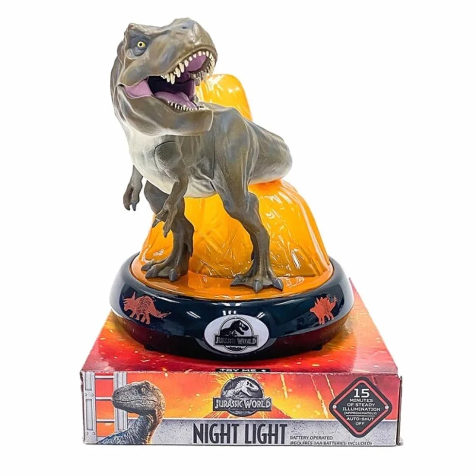 Kids Licensing KL86518 Jurassic World lampa, nadruk zwierzęcy, wielokolorowa