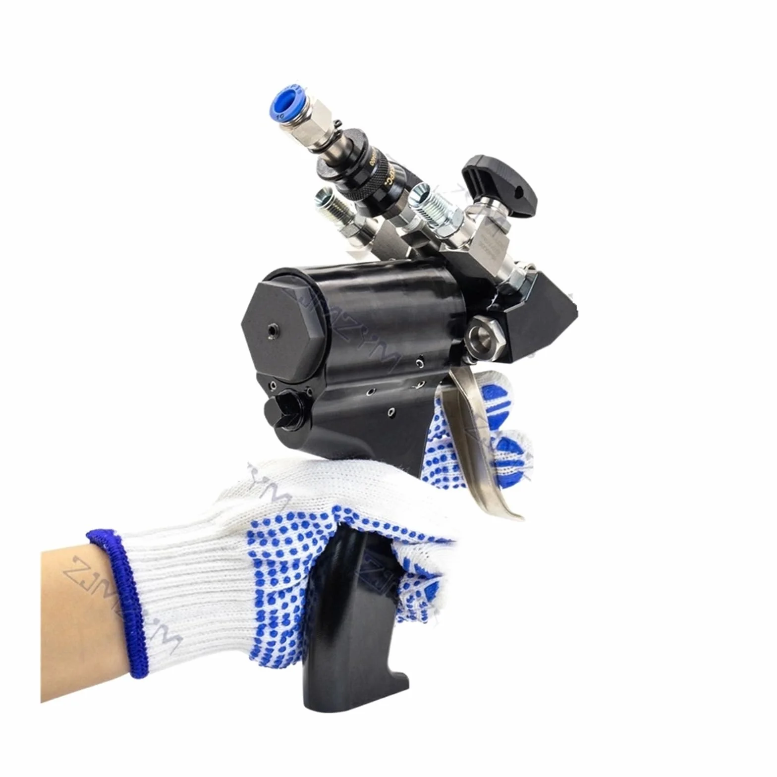Pistolet natryskowy do pianki poliuretanowej P2 Pneumatyczny pistolet powłok wysokociśnieniowych Maks. 35 MPa 1-12 kg/min 0,2-1,2 1,6 mm Do użytku DIY