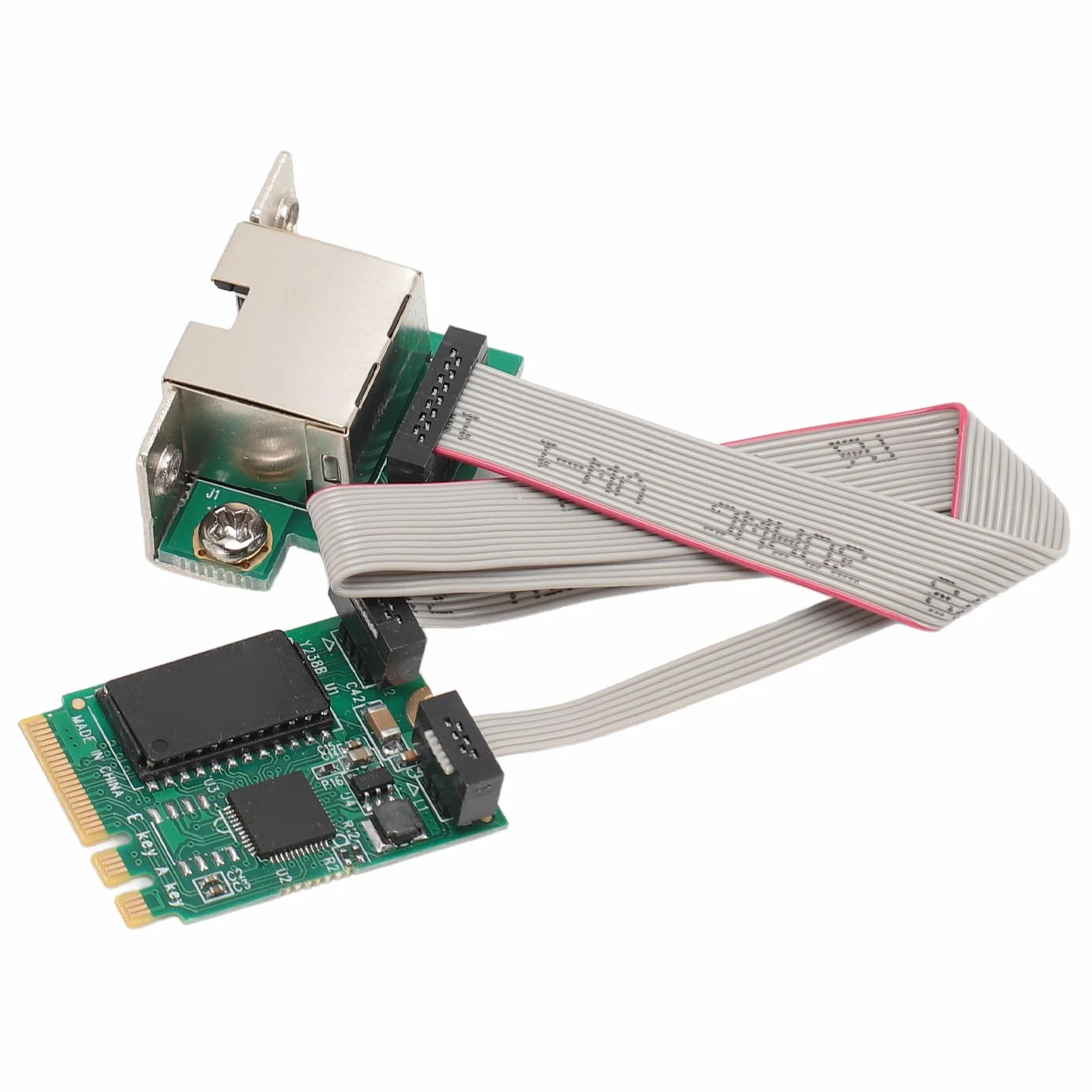 Adapter Ethernet M.2 A E Key 2.5G, Karta Sieciowa RJ45 Gigabit Ethernet RTL8125B dla Systemu 7/8/10, Linux
