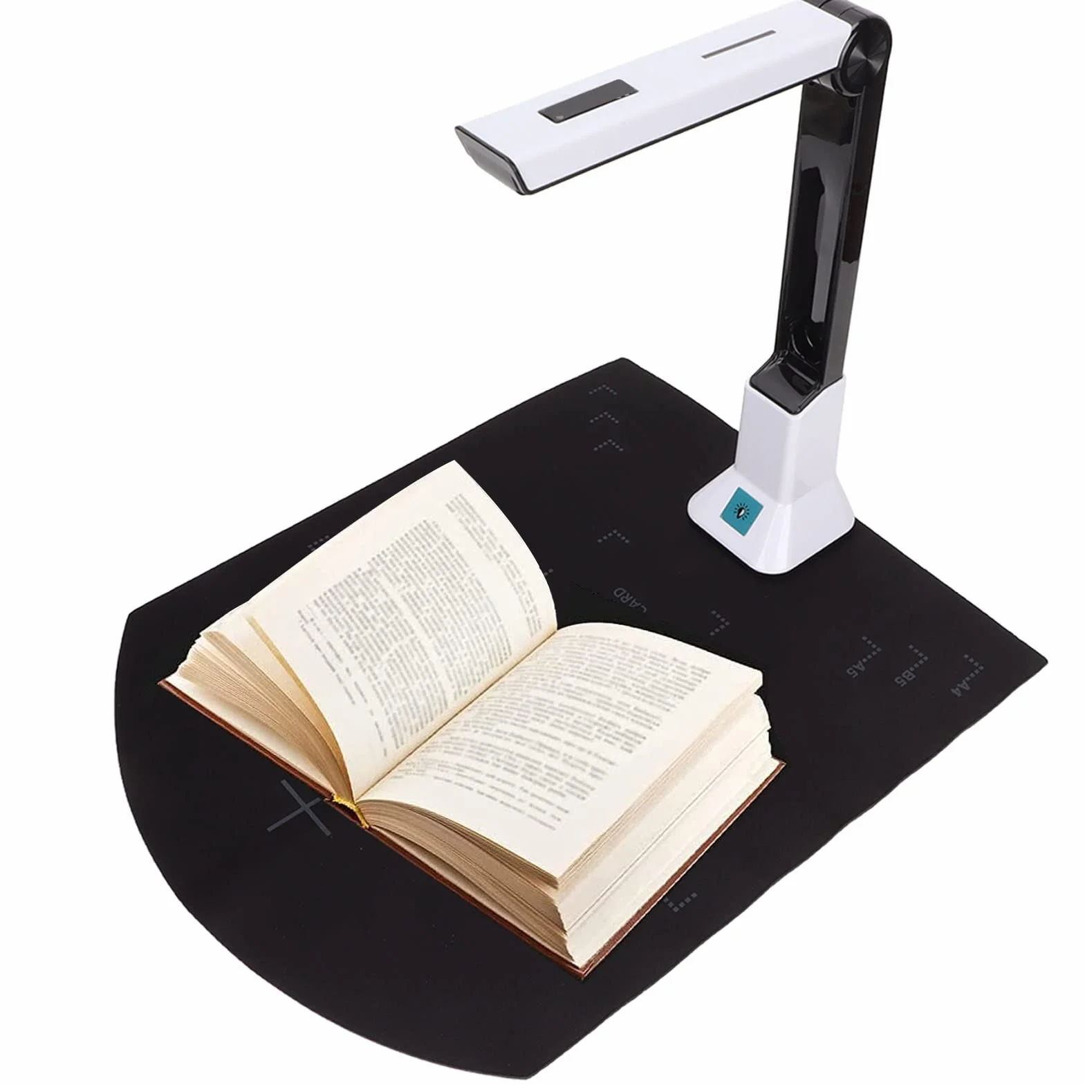Wizualizator USB 8MP/kamera Dokumentacyjna, Skaner Dokumentów Formatu, Wielojęzyczny Skaner Dokumentów OCR, do Zdalnego Uczenia Się z Zoomem, OBS i Teams, dla
