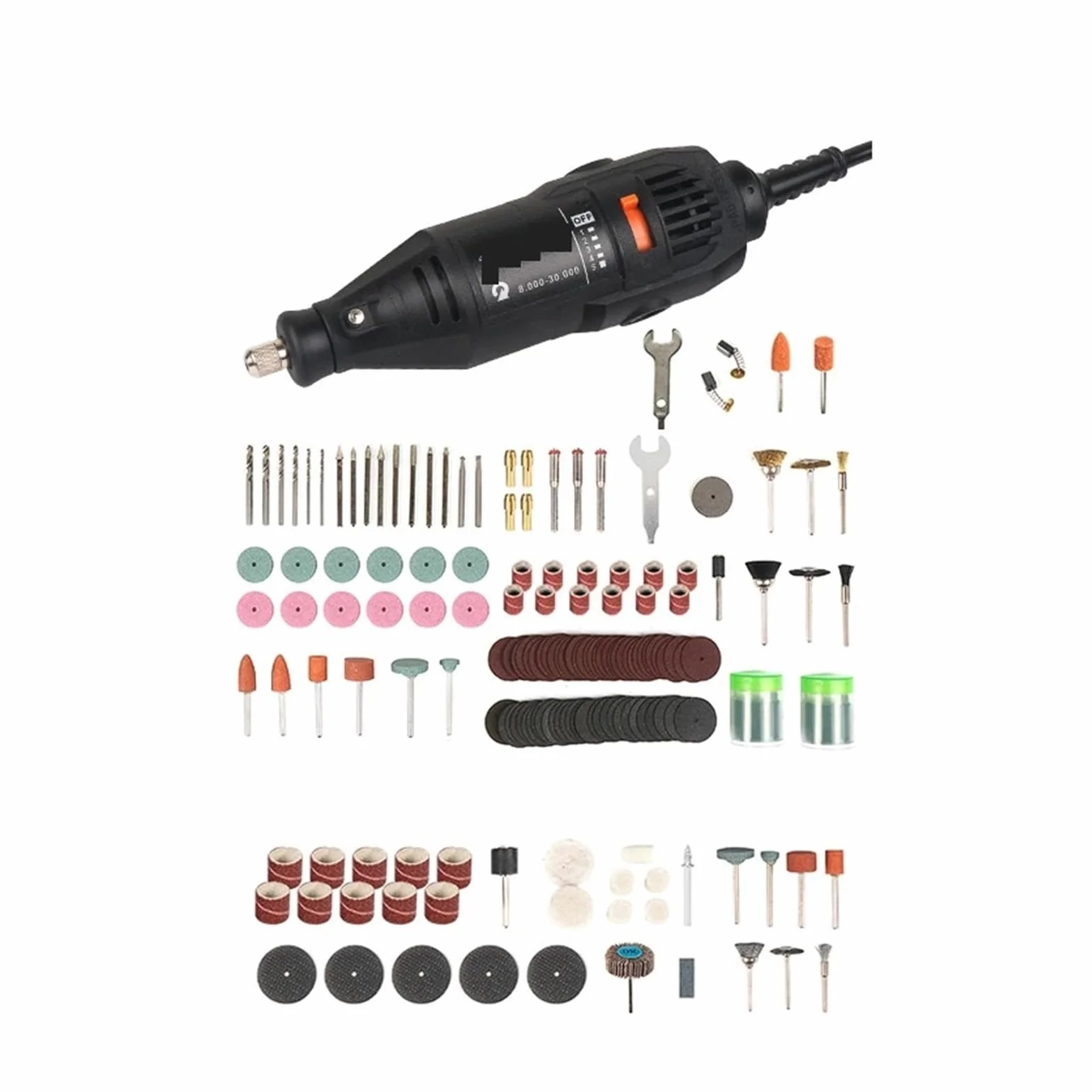Mini wiertarka elektryczna grawer Wiertarka elektryczna do narzędzi obrotowych Mini narzędzie z akcesoriami do elektronarzędzi Polerowanie, grawerowanie(Group 4)