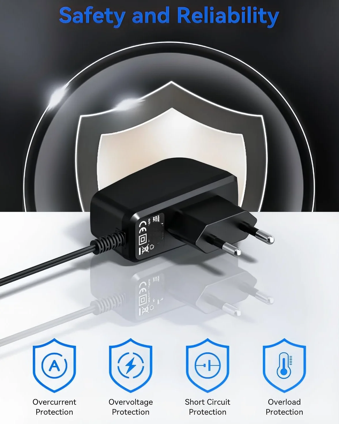 Kabel Ładowania 5,5V do Prasawek Okiennych Kärcher, Zasilanie Zamienne do Modeli WV5, WV6, WV2, KWI 1, WV1, KV4, WV2 Plus, WV45, WV51, WV52, WV55, WV70, WV5 Premium, WV5 Plus