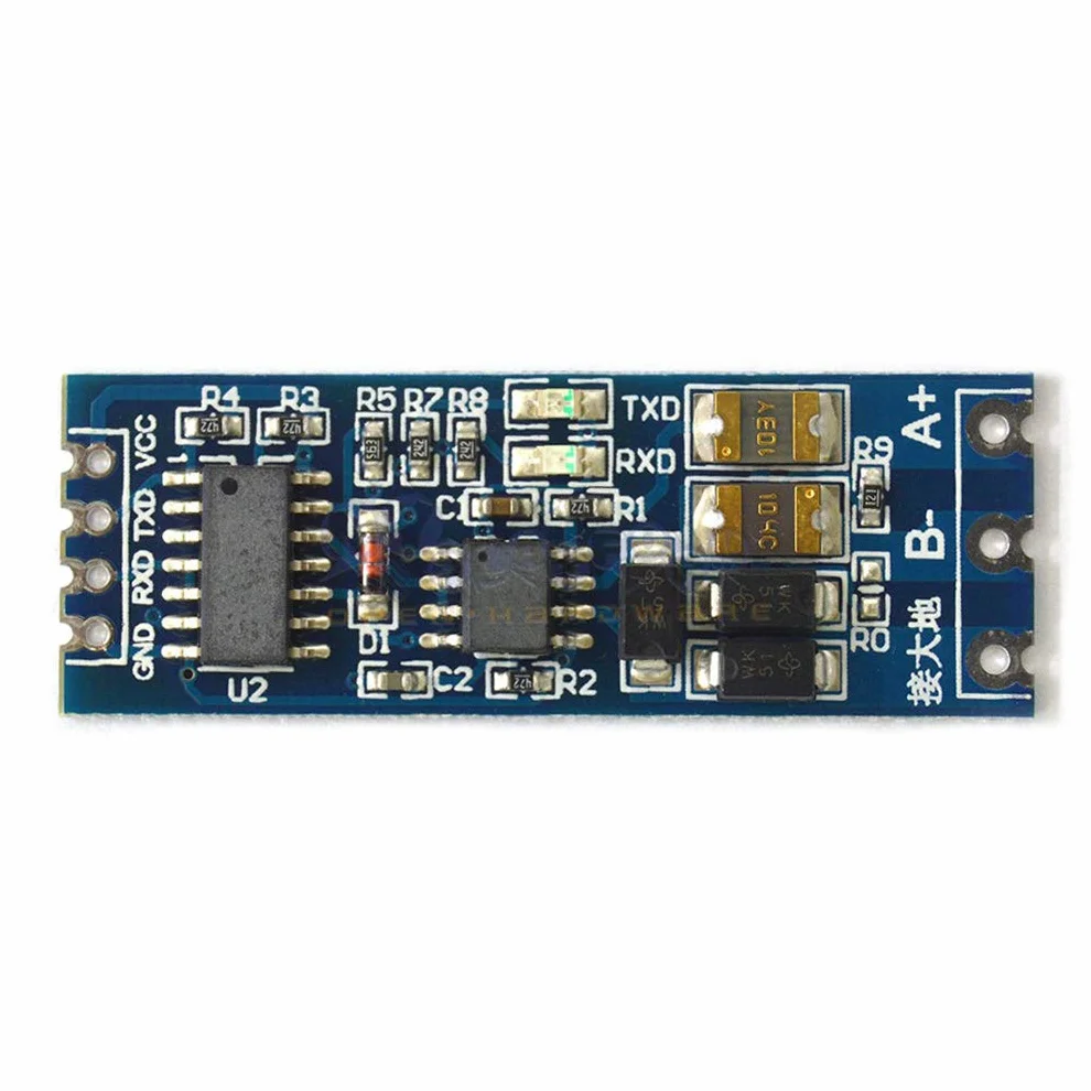 Hailege 5 szt. TTL do RS485 485 UART seria urządzeń wzajemnych automatyczna kontrola przepływu UART do RS485 konwerter RS485 do TTL
