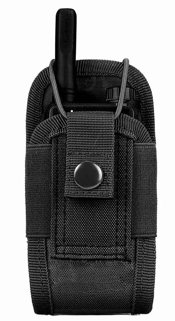 Molle Uchwyt na radio taktyczny Walkie-Talkie torba do przechowywania czarna