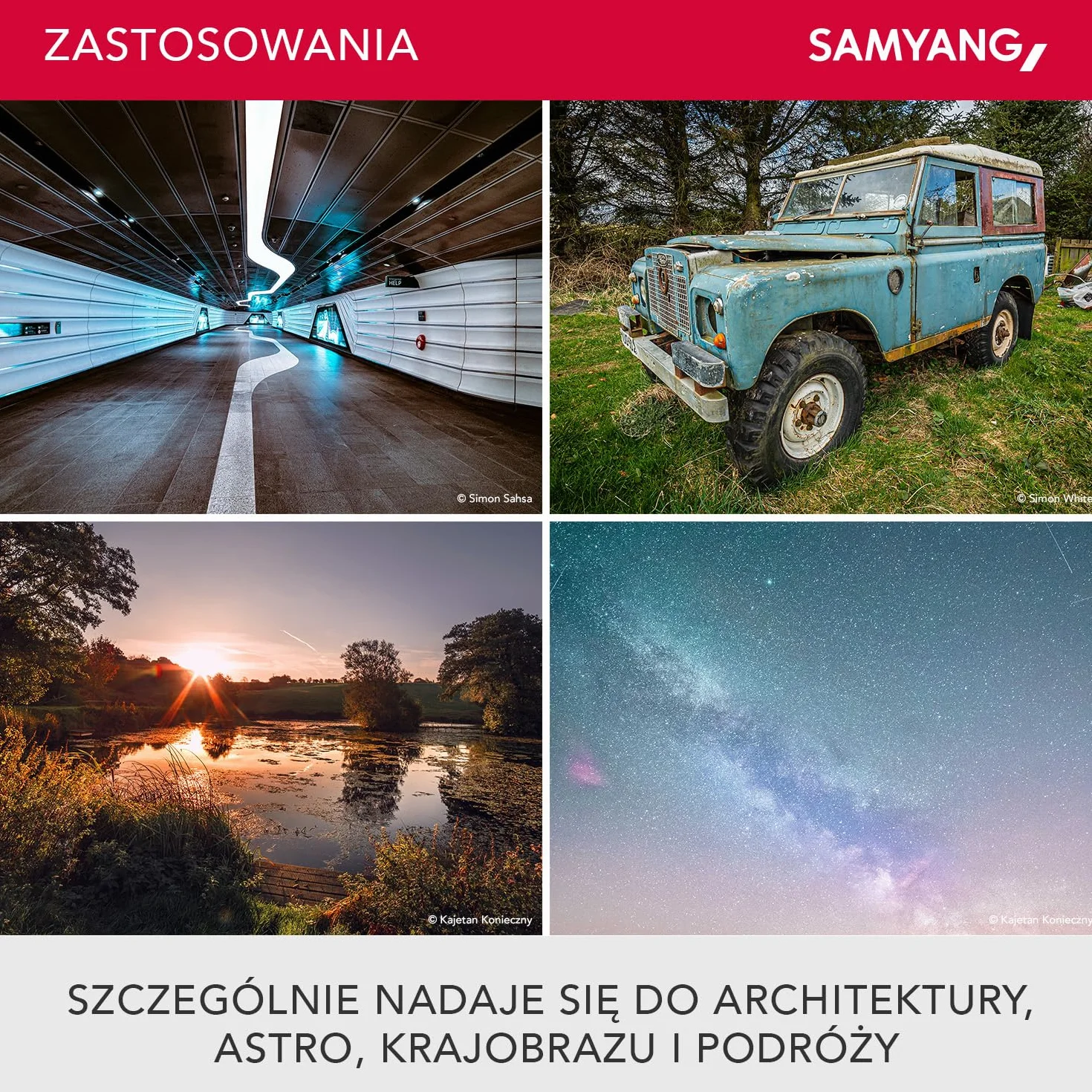 Samyang MF 14 mm F2,8 MK2 Sony E obiektyw szerokokątny stała ogniskowa pełny format APS-C