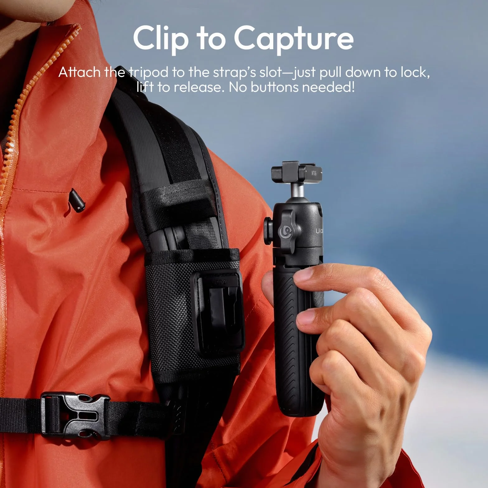 ULANZI MT66 Mini statyw przenośny do kamery z interfejsem magnetycznym DJI Action, kompatybilny z DJI Osmo Action 5pro/4/3