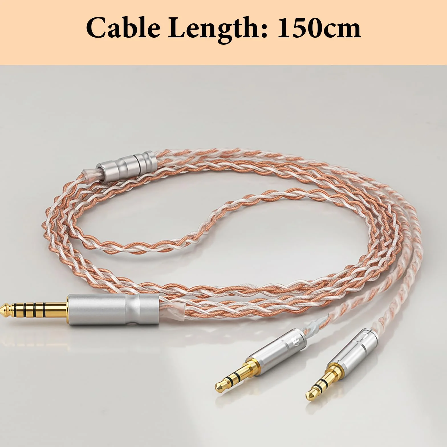 GEEKRIA Apollo Kabel zbalansowany 4,4 mm 6N OCC posrebrzany 1,5 m FiiO FT1 FT3 FT5 FT7 FT13 JT1 Aune AR5000 SR7000