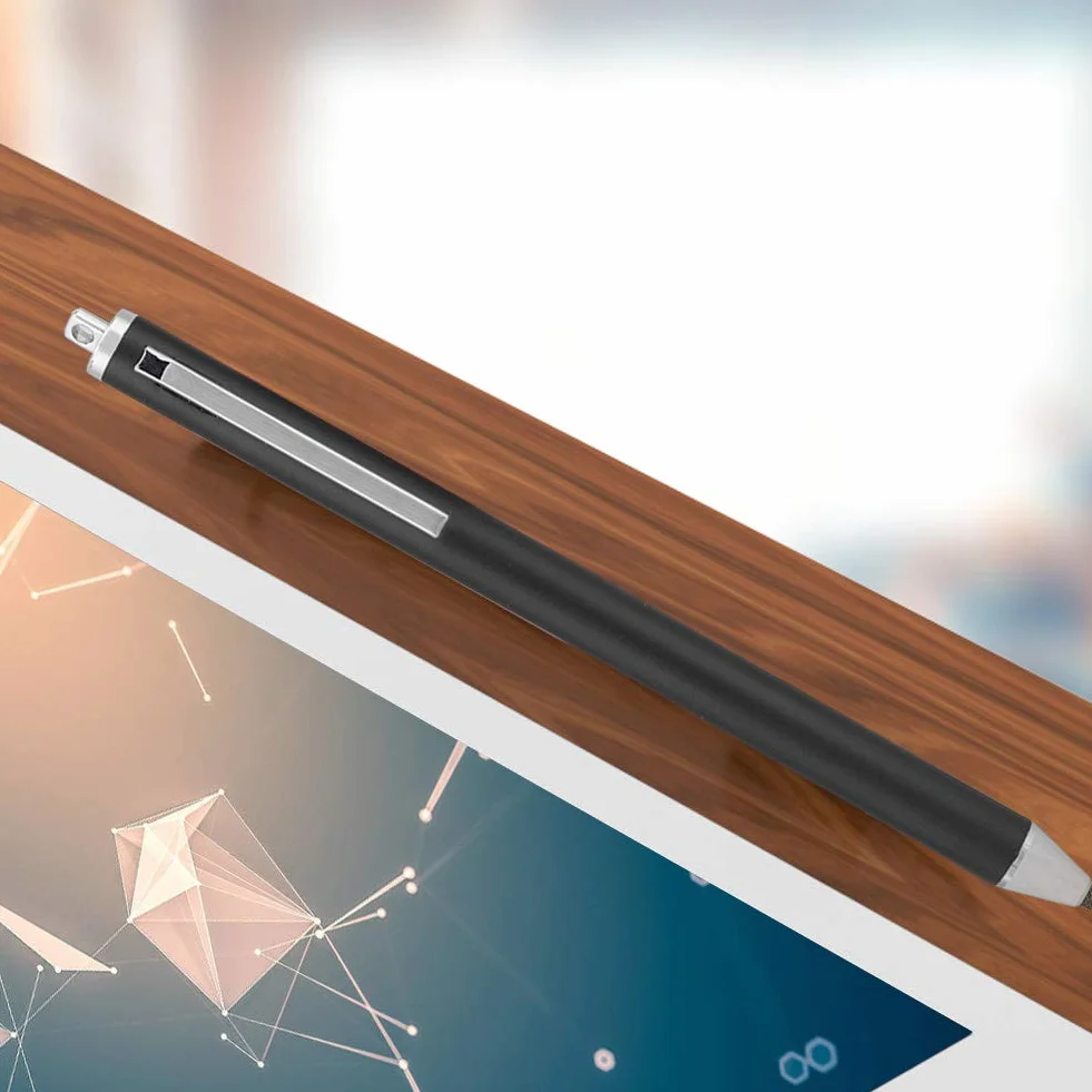 Rysik z główką materiałową Uniwersalny do Ekranu Dotykowego Smartfonów i Tabletów Czarny