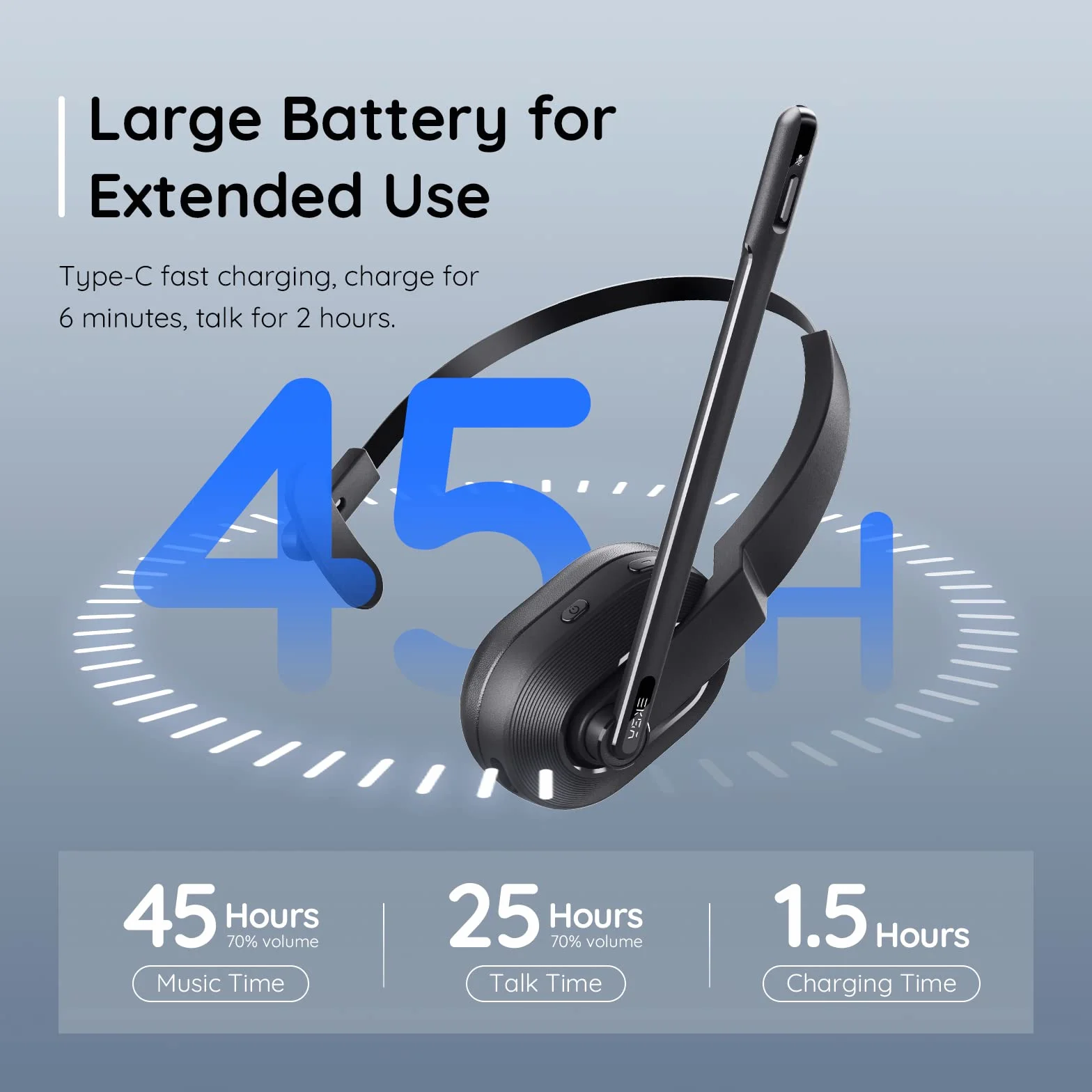 EKSA H1 Plus zestaw słuchawkowy Bluetooth