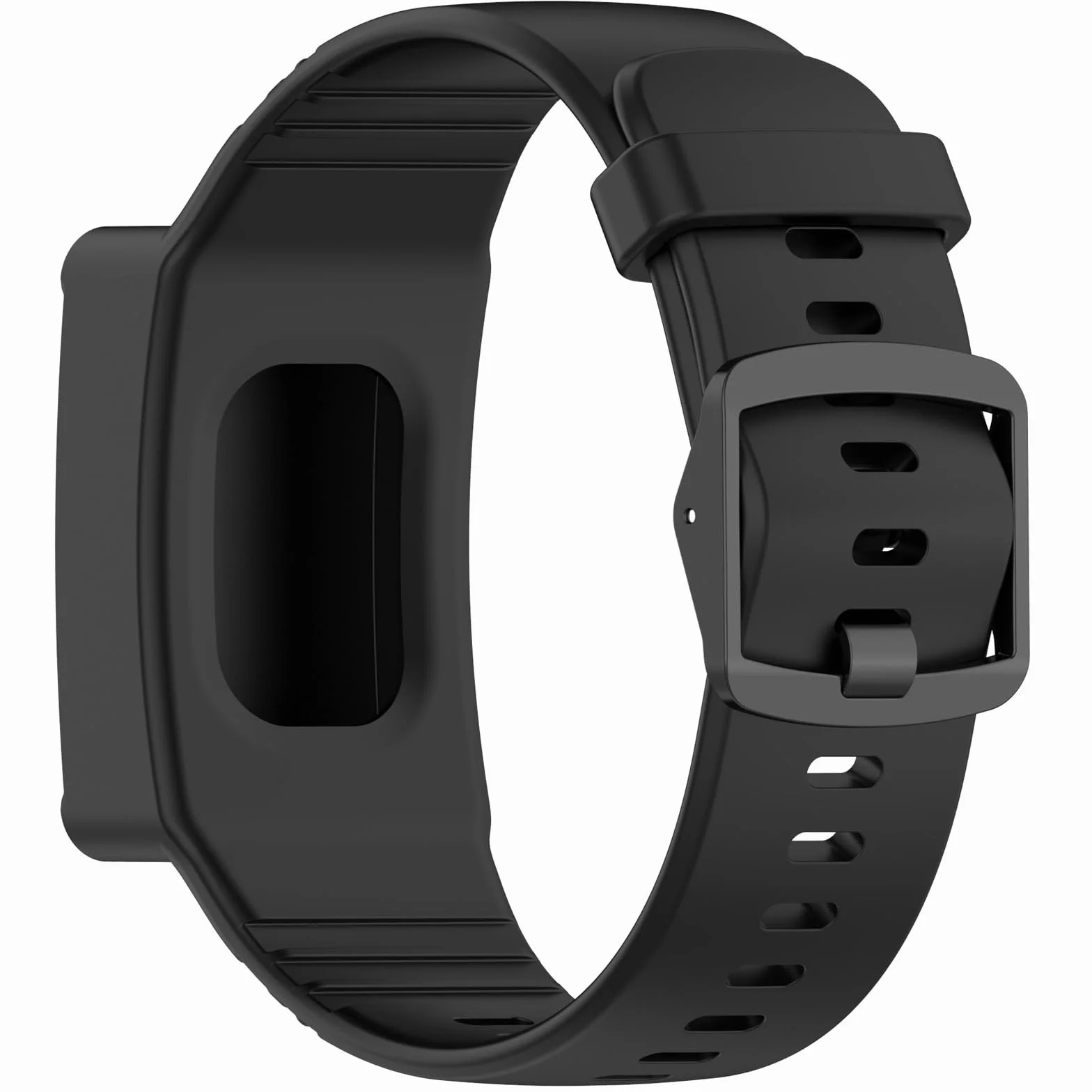 Disscool Zapasowe regulowane paski na nadgarstek kompatybilne z WHOOP 5.0 LIFE MG/5.0 PEAK miękki silikonowy pasek integracyjny na nadgarstek z szybkim zapięciem, dla mężczyzn i kobiet (czarny)