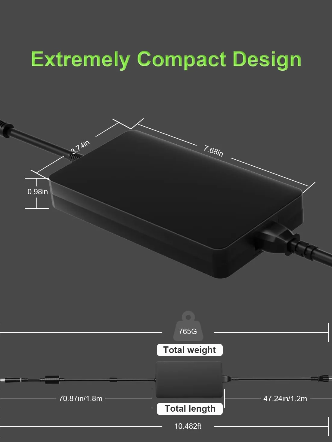 240W Ładowarka kompatybilna z Dell G16 G15 G7 G5 G3 Alienware 17 15 x17 x16 x15 M17 M15 Precision 7720 7730 7740 7750 7760 7770 7780 75600 7670 7680 Laptop