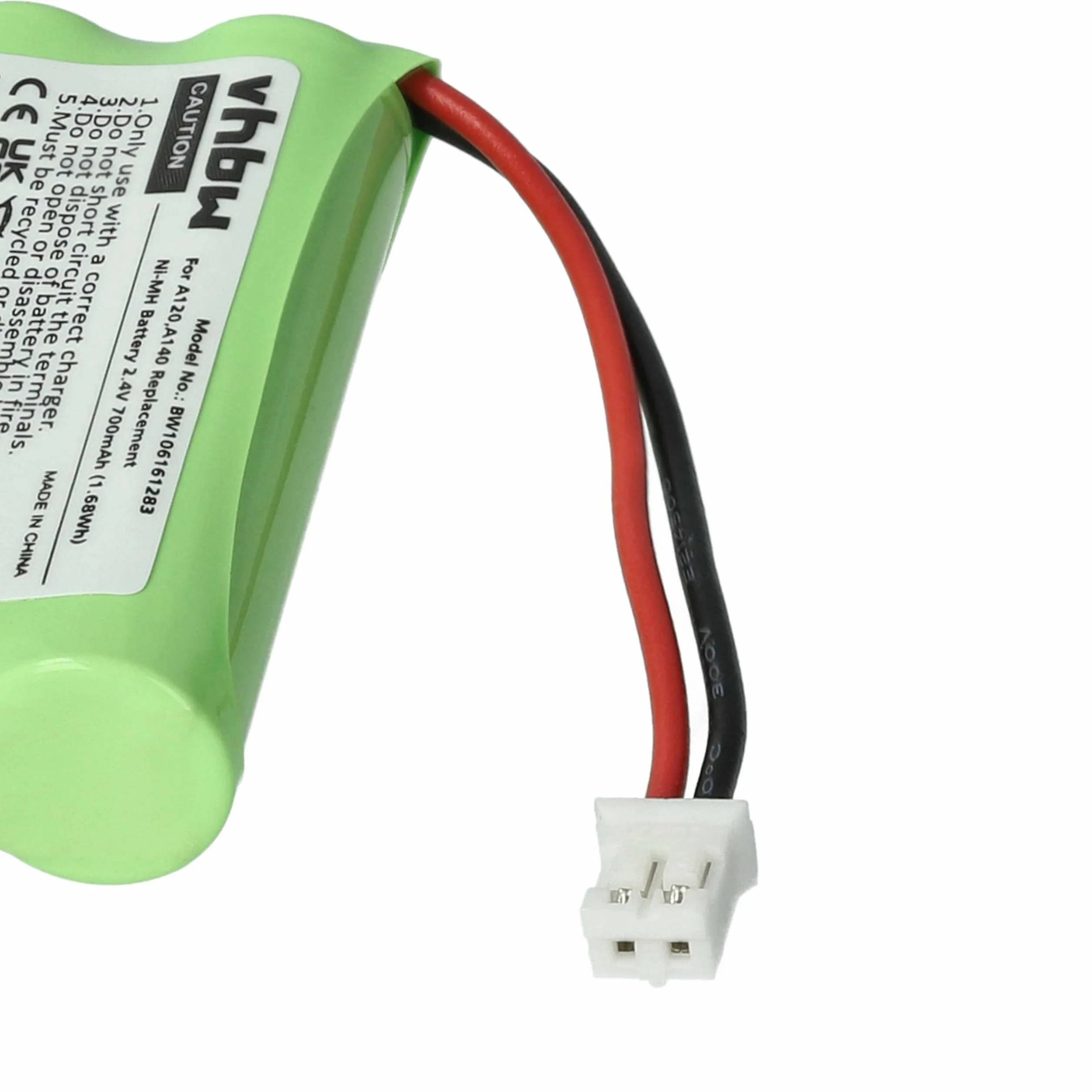 vhbw NiMH Bateria 700 mAh 2,4 V kompatybilna z Siemens Gigaset A260 Trio A265 A345