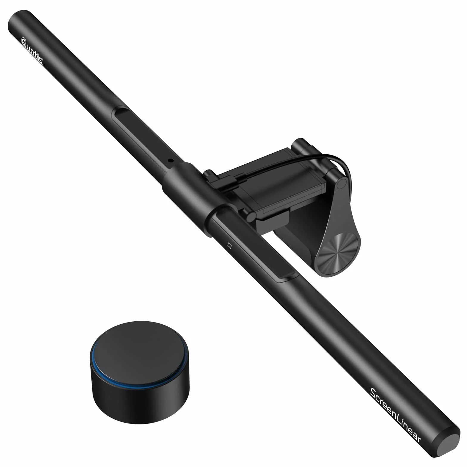 Quntis 51cm LED światło komputera stacjonarnego USB z pilotem, regulowany pasek świetlny, zakrzywione światło ekranu do czytania