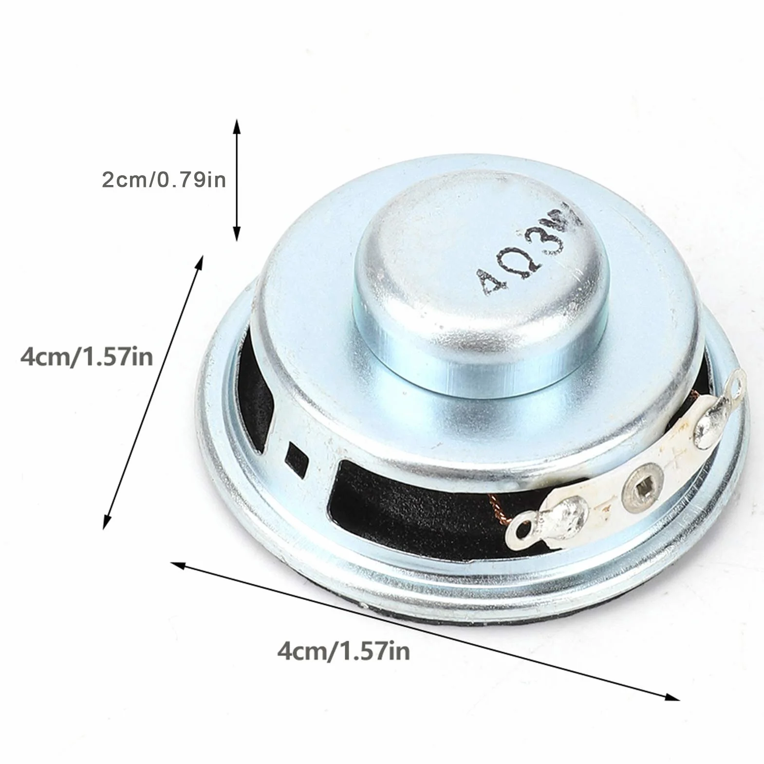 Głośnik Niskotonowy Stereo 3W 4Ω 2 Sztuki do Syreny Samochodowej