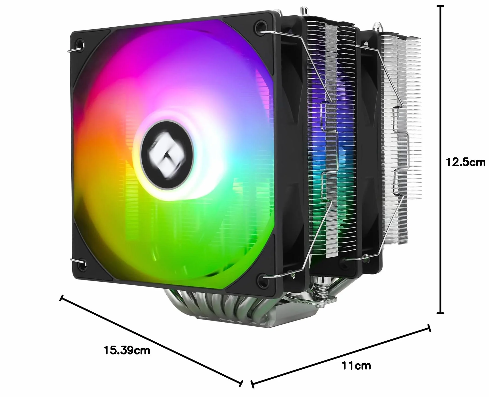 Thermalright PS120SE ARGB chłodzenie procesora, 7 ciepłowodów, wentylator Dual 120 mm TL-C12B-S V2 PWM, AGHP 4.0, łożysko S-FDB, AMD AM4 AM5/Intel 1700/1150/1151/1200