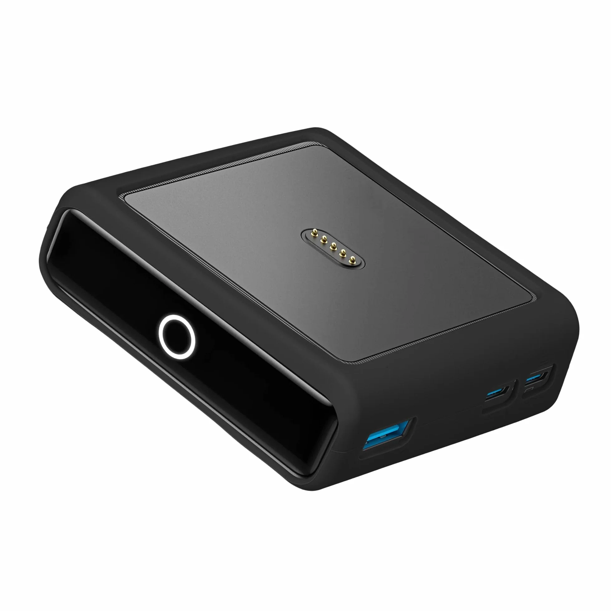 kwmobile Etui kompatybilne z Anker Prime Bank 100W - przenośny pokrowiec na powerbank, odporny na wstrząsy - czarny