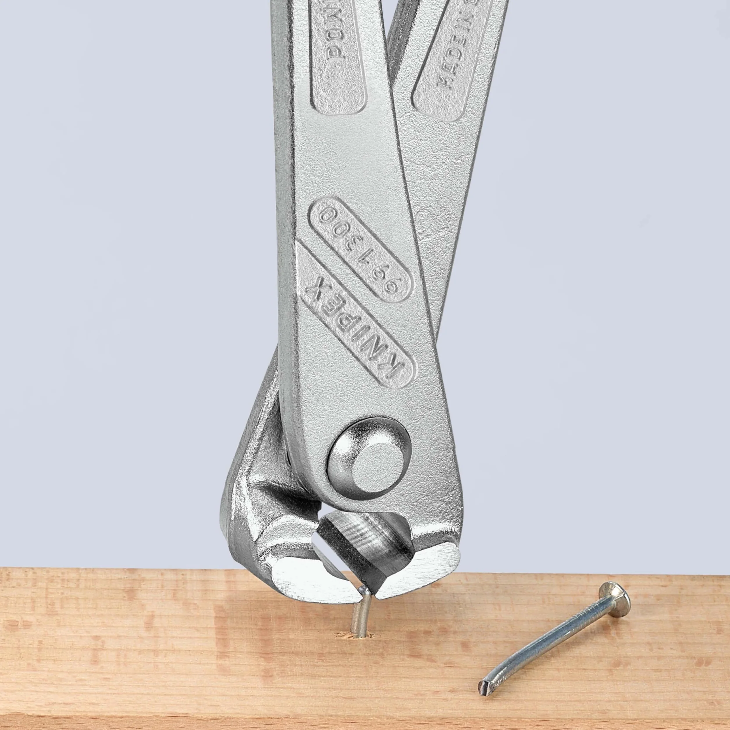KNIPEX Obcęgi zbrojarskie o zwiększonym przełożeniu z wysokim przełożeniem dźwigni Cynkowane na wysoki połysk 300 mm, 99 14 300 EAN
