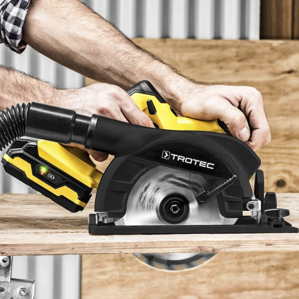 Trotec 4430000110 Przenośna okrągła sierra z akumulatorem 10-20 V PCSS