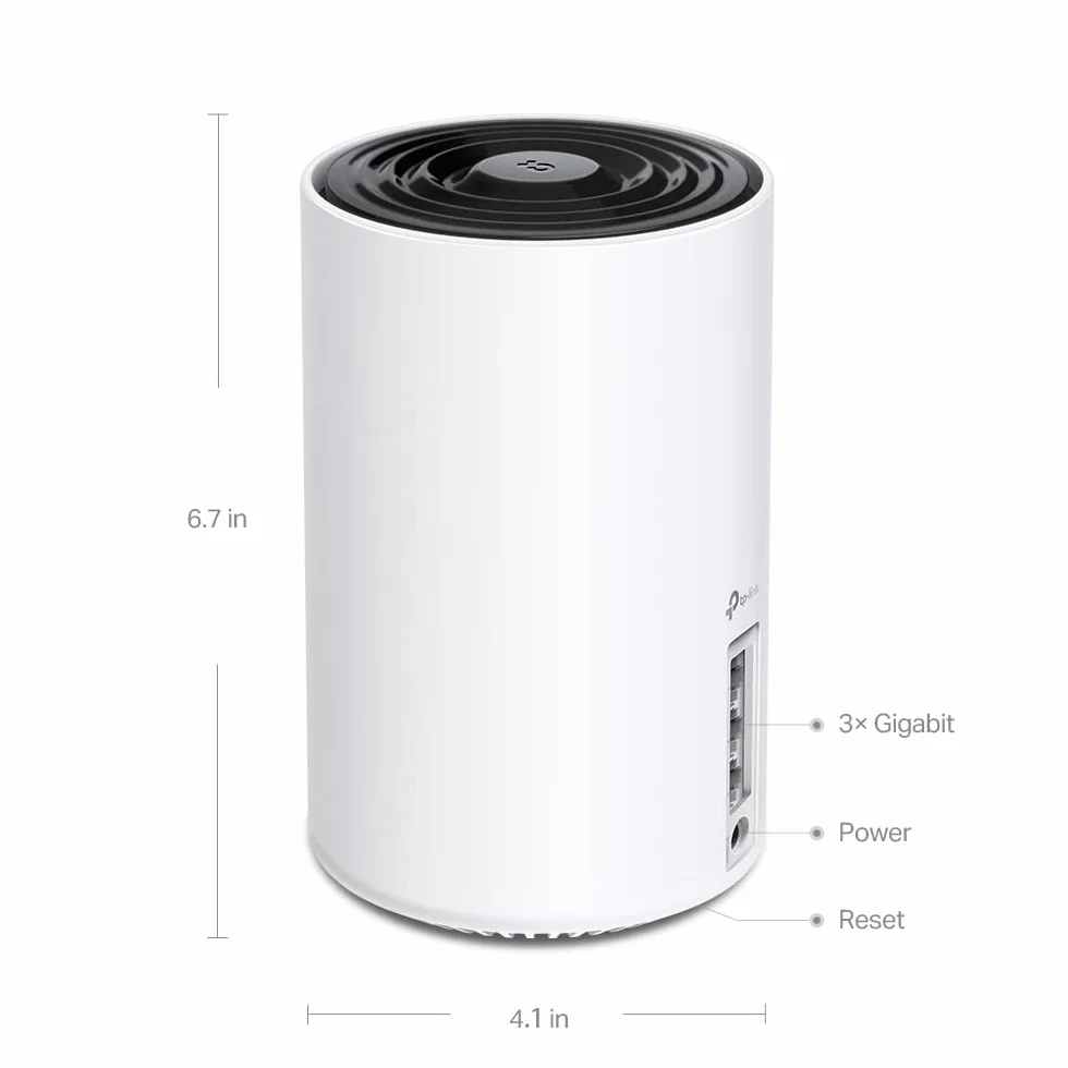 TP-Link Deco XE75 Mesh WiFi 6E AXE5400 Trójzakresowa Sieć Zestaw 3 szt.