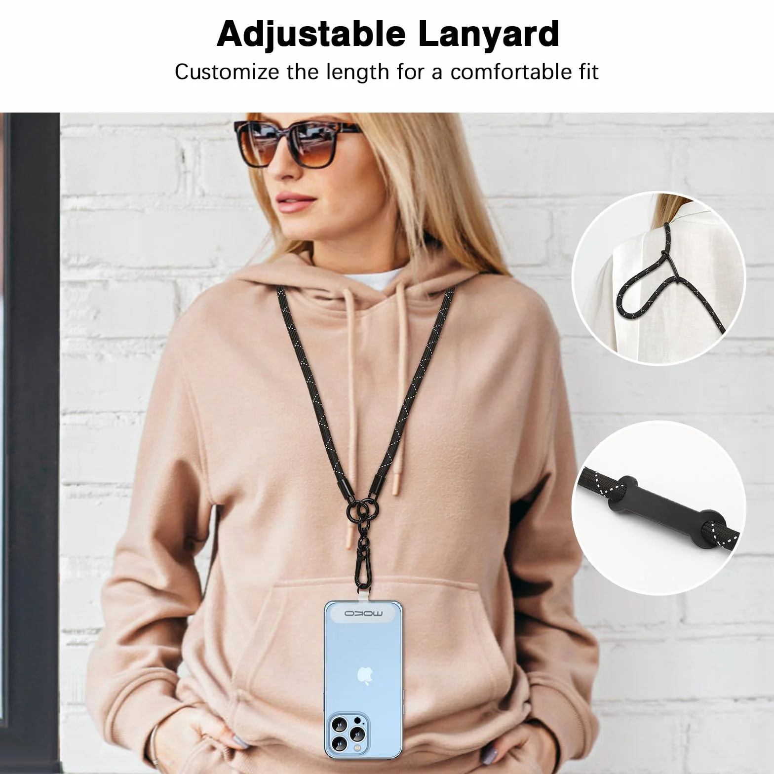 MoKo Smycz do telefonu crossbody regulowana