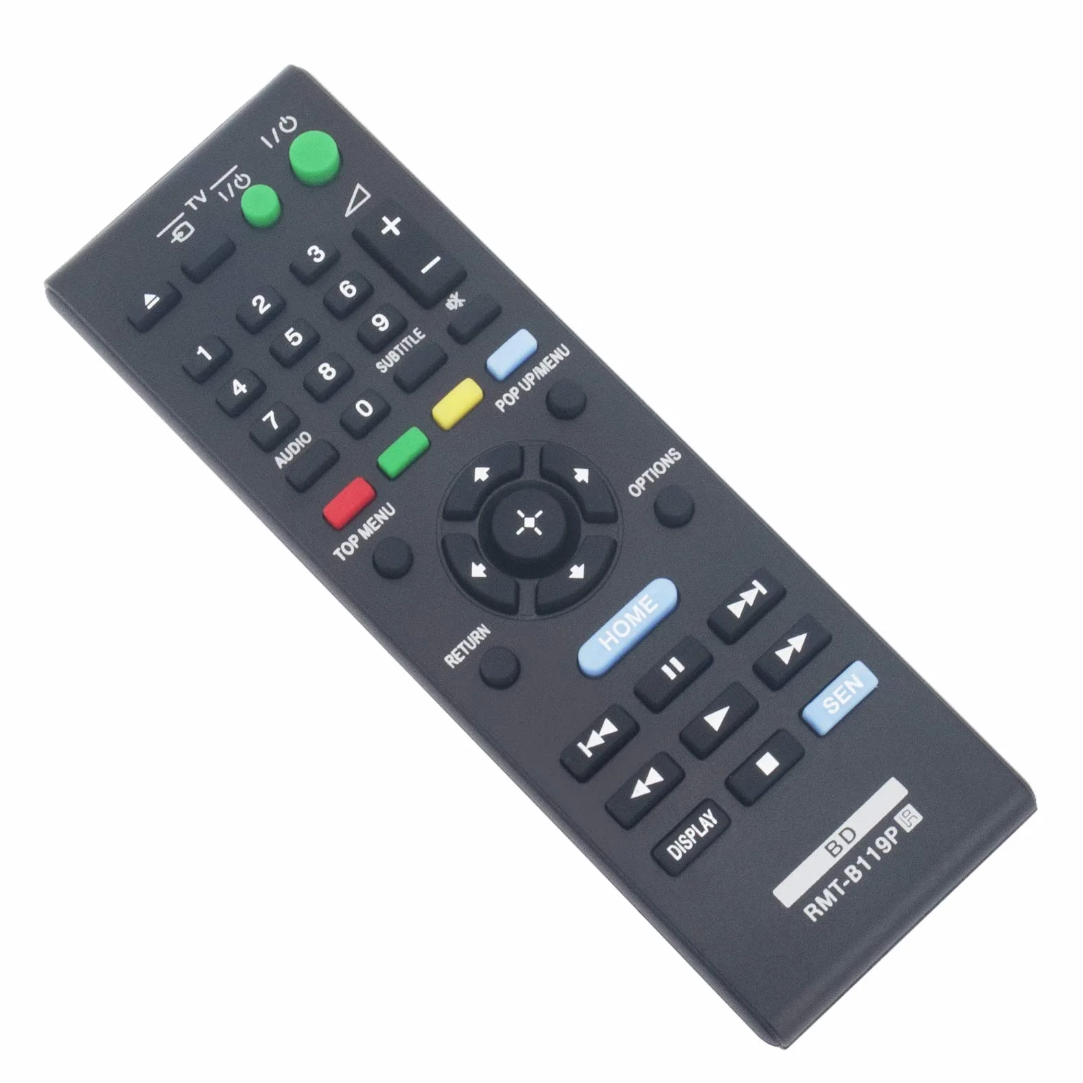 RMT-B119P pilot zastępczy - VINABTY RMT B119P pilot zdalnego sterowania do Sony BLU RAY DISC PLAYER BDP-S190 BDPS190 BDP-S490 BDPS490 RMTB119P pilot