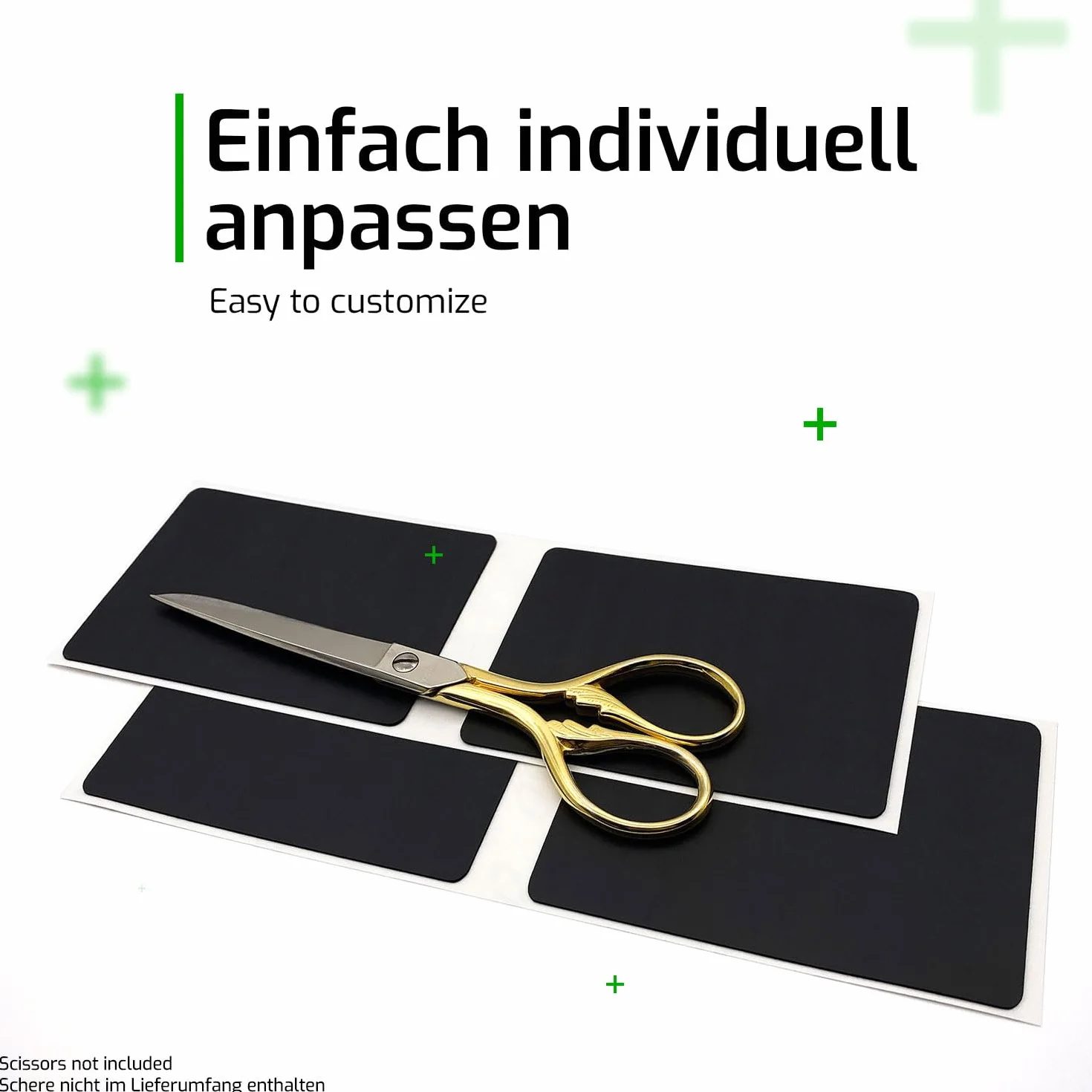 SensoryBoost Podkładki samoprzylepne antypoślizgowe 4 sztuki 0,5 mm 95 x 70 mm akcesoria do myszy
