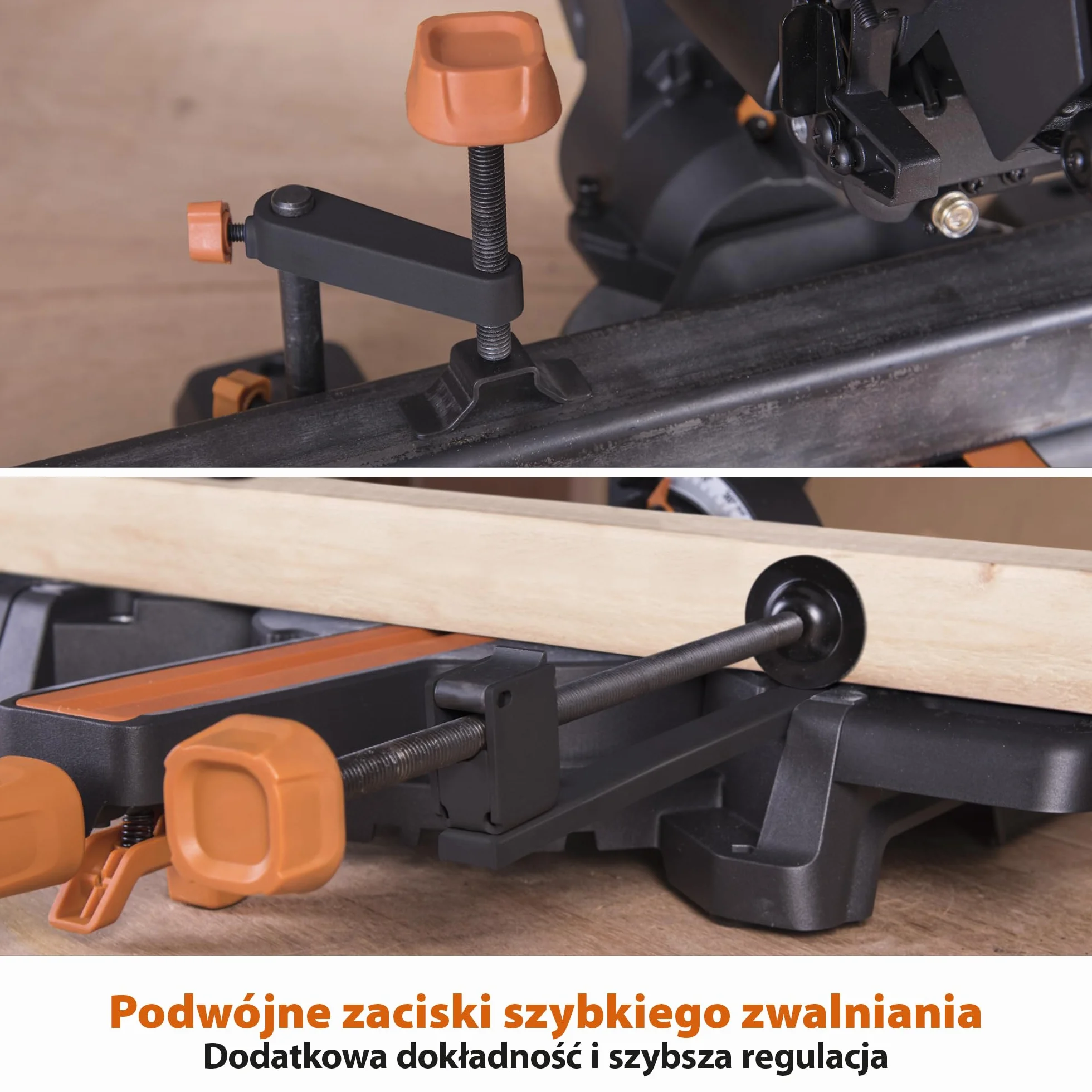 Evolution Power Tools Przesuwna ukośnica do cięć złożonych Plus R210SMS+ – w zestawie tarcza do różnych materiałów, tnie drewno, metal, plastik i inne, cięcie z nachyleniem i ukośne, 210 mm (230 V)
