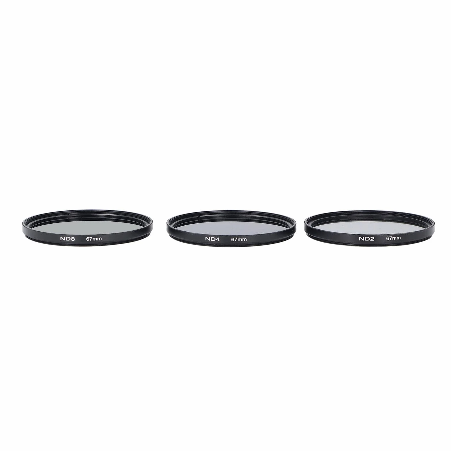 Zestaw Filtrów ND ND2 ND4 ND8, Wielowarstwowa Powłoka HD, Szkło Optyczne, do Obiektywu Aparatu